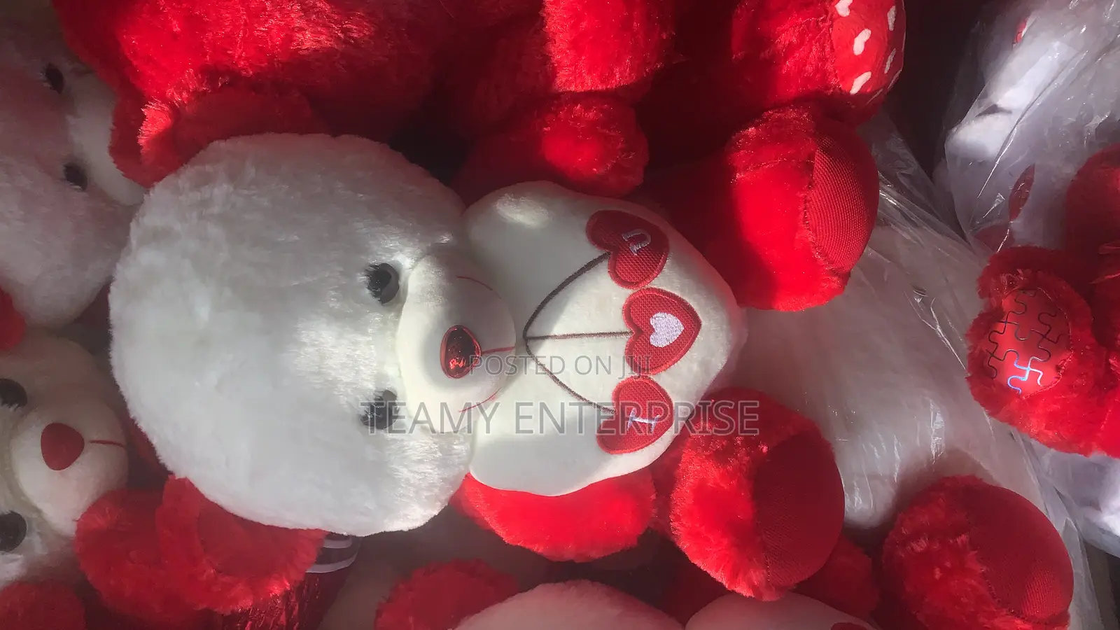 Valentine Fluffy Teddy Bear 50cm