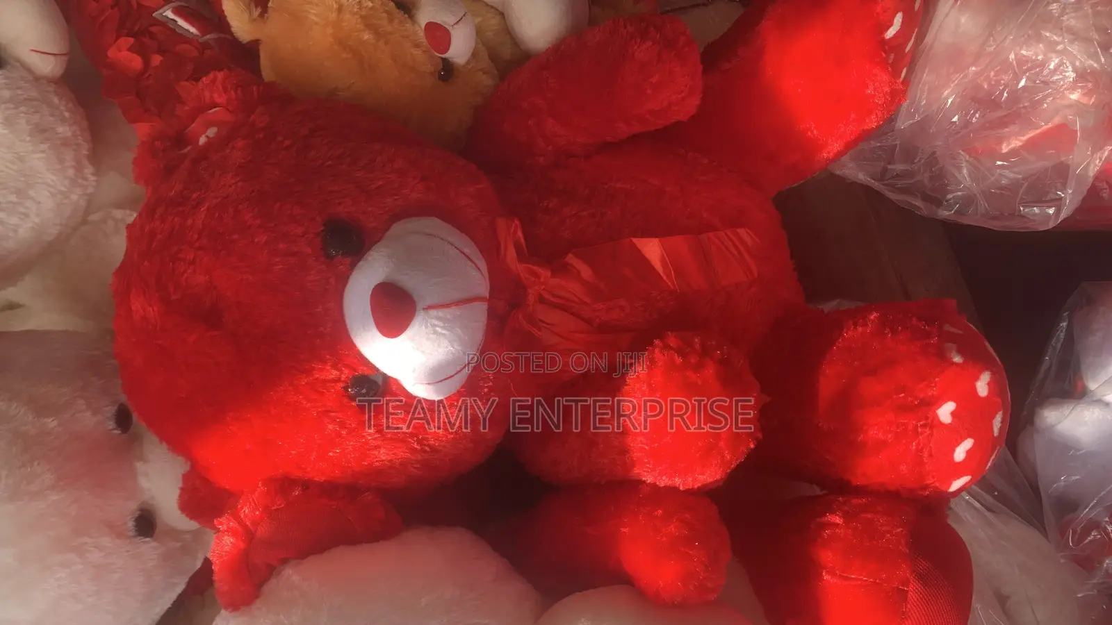 Valentine Fluffy Teddy Bear 52cm