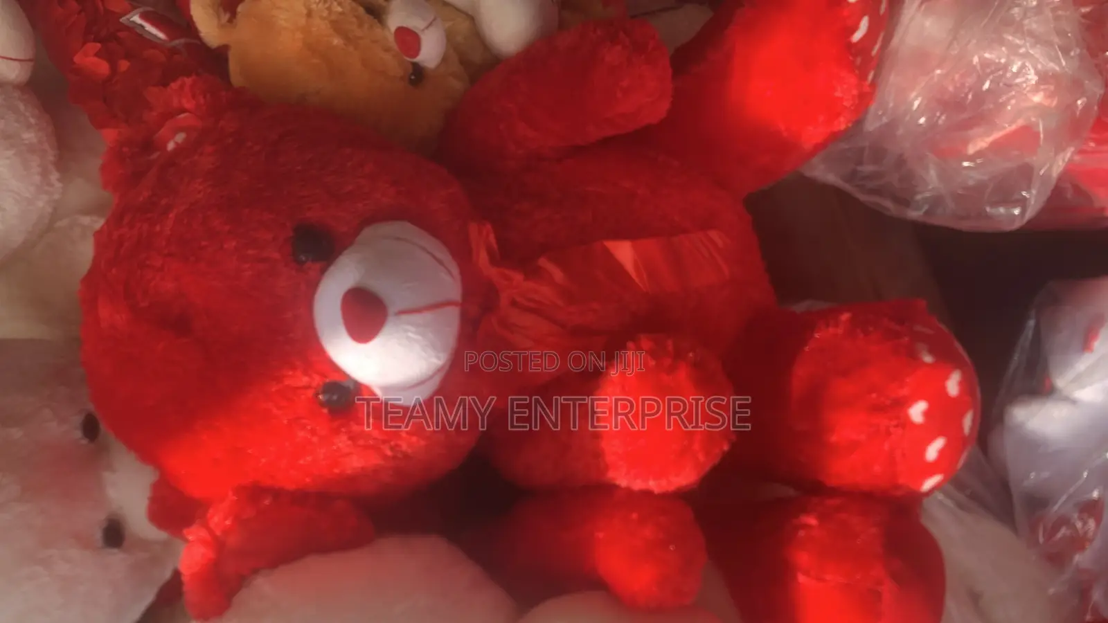 Valentine Fluffy Teddy Bear 52cm