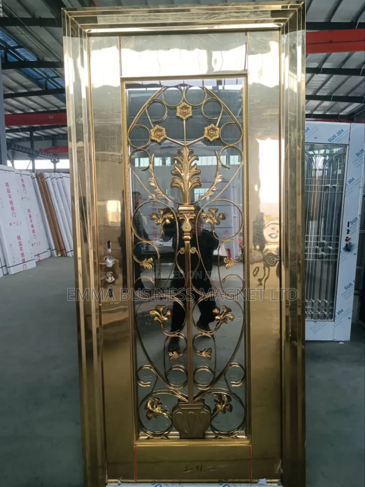 High Quality New Arrivals Stanless Glass Doors 