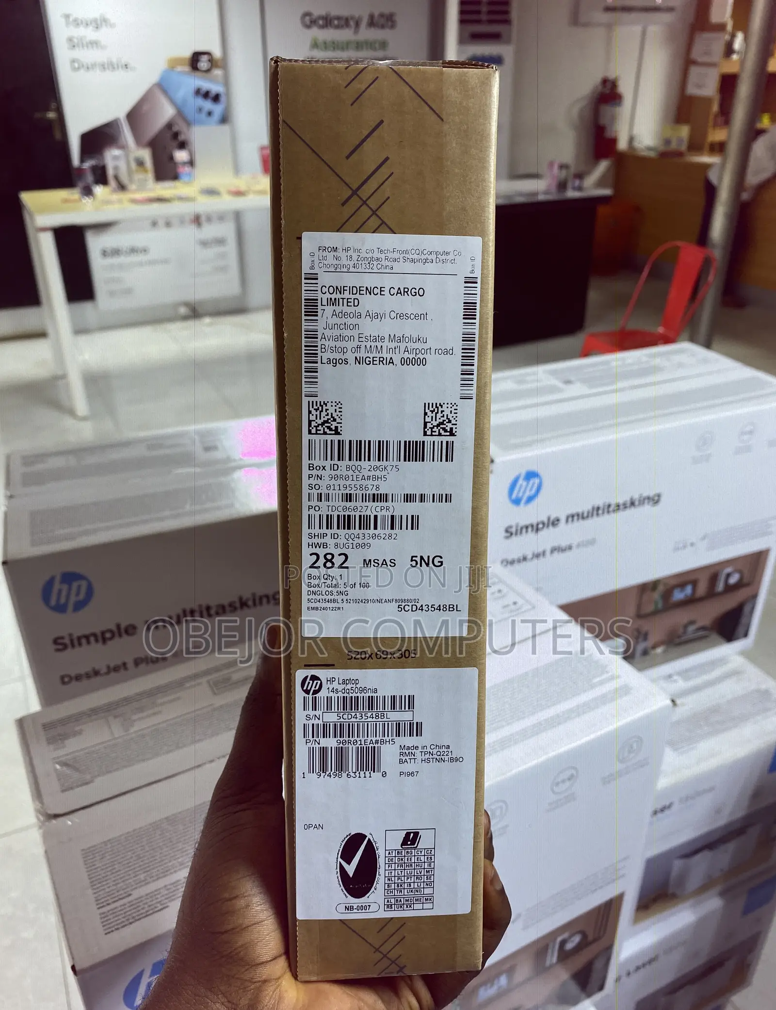 New Laptop HP 14S 8GB Intel Core I3 SSD 512GB