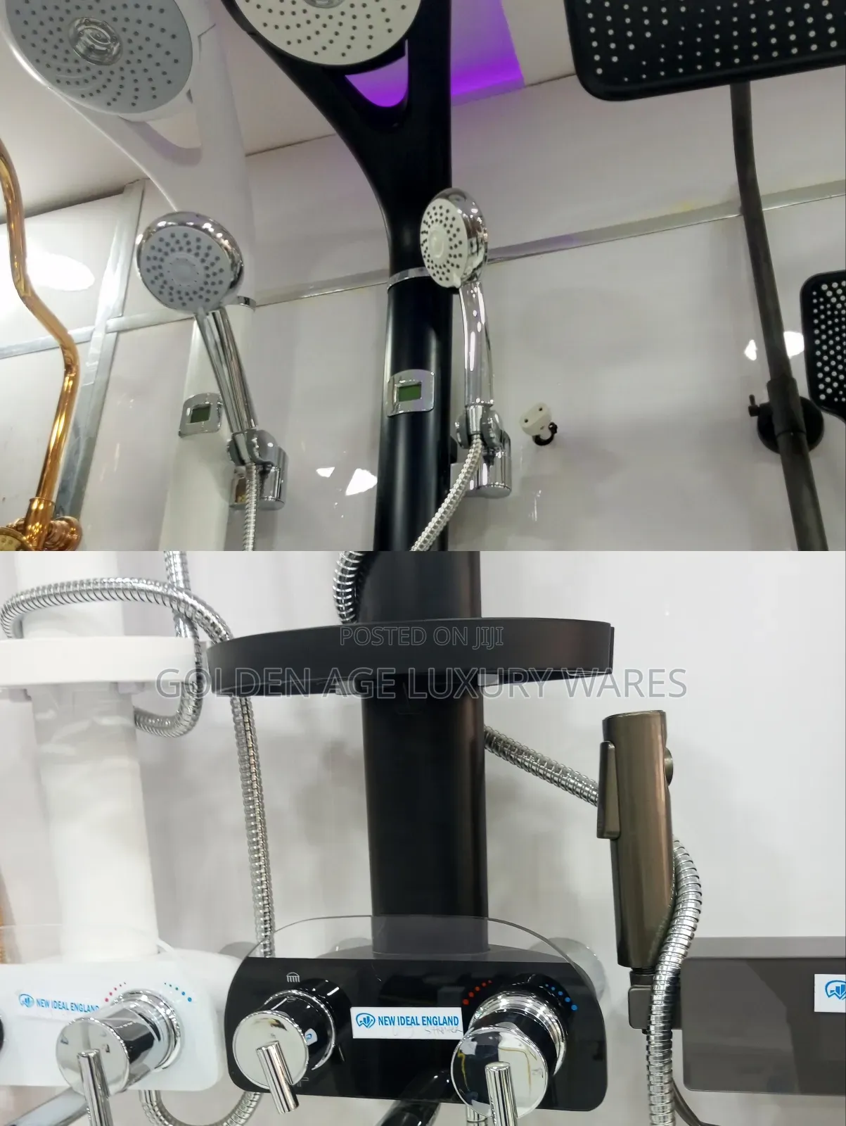 High Quality Shower Black