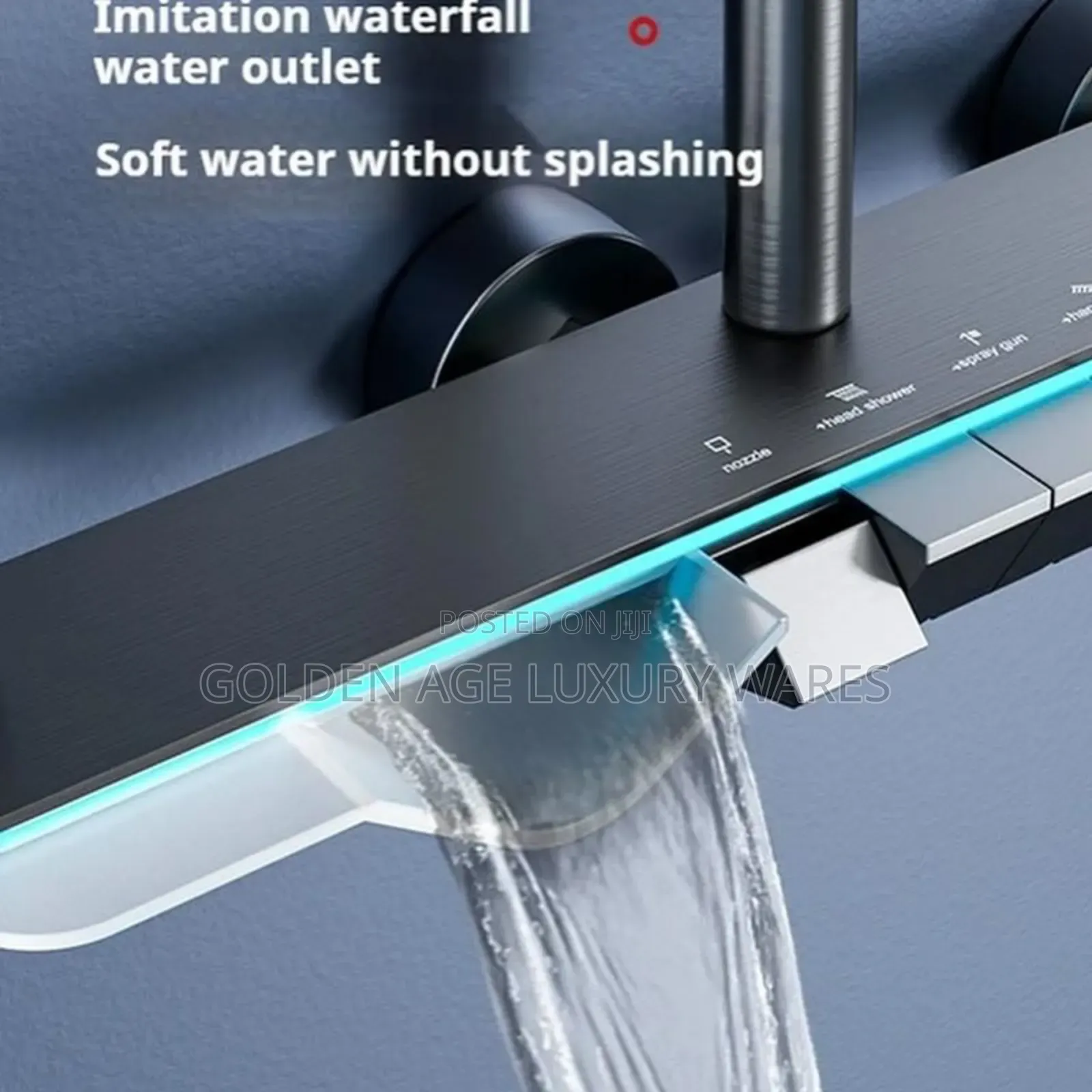 Thermostatic Shower With Temperature Display