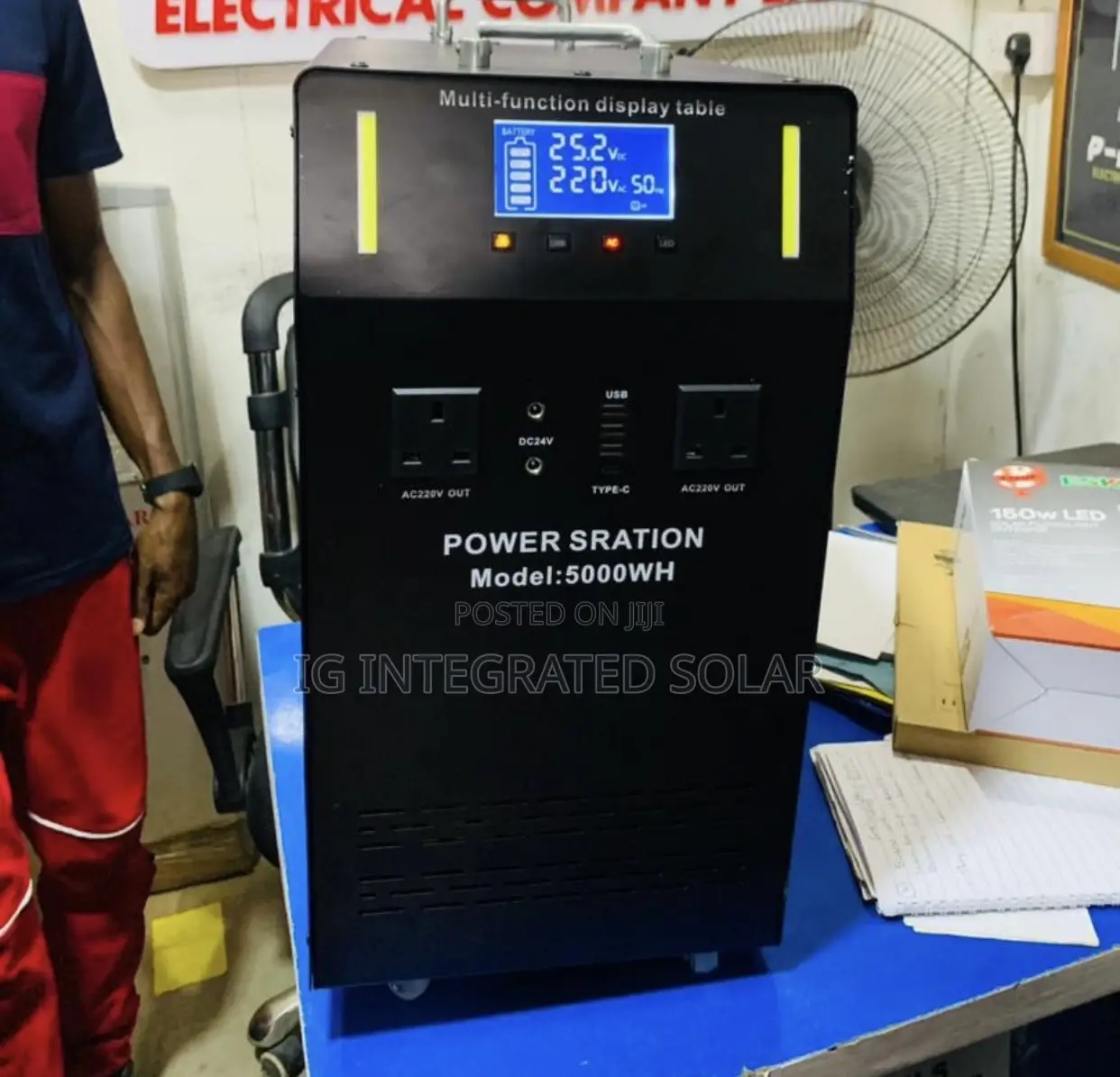 5kva Lifepo4 Lithium Battery Solar Generator