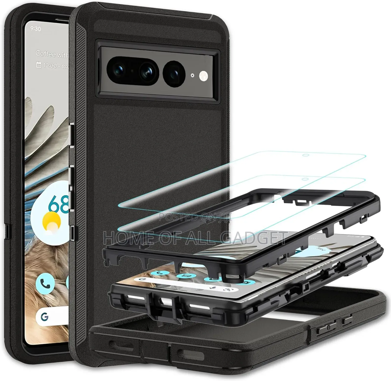 Google Pixel 7 Pro Case With Hd Screen Protector,
