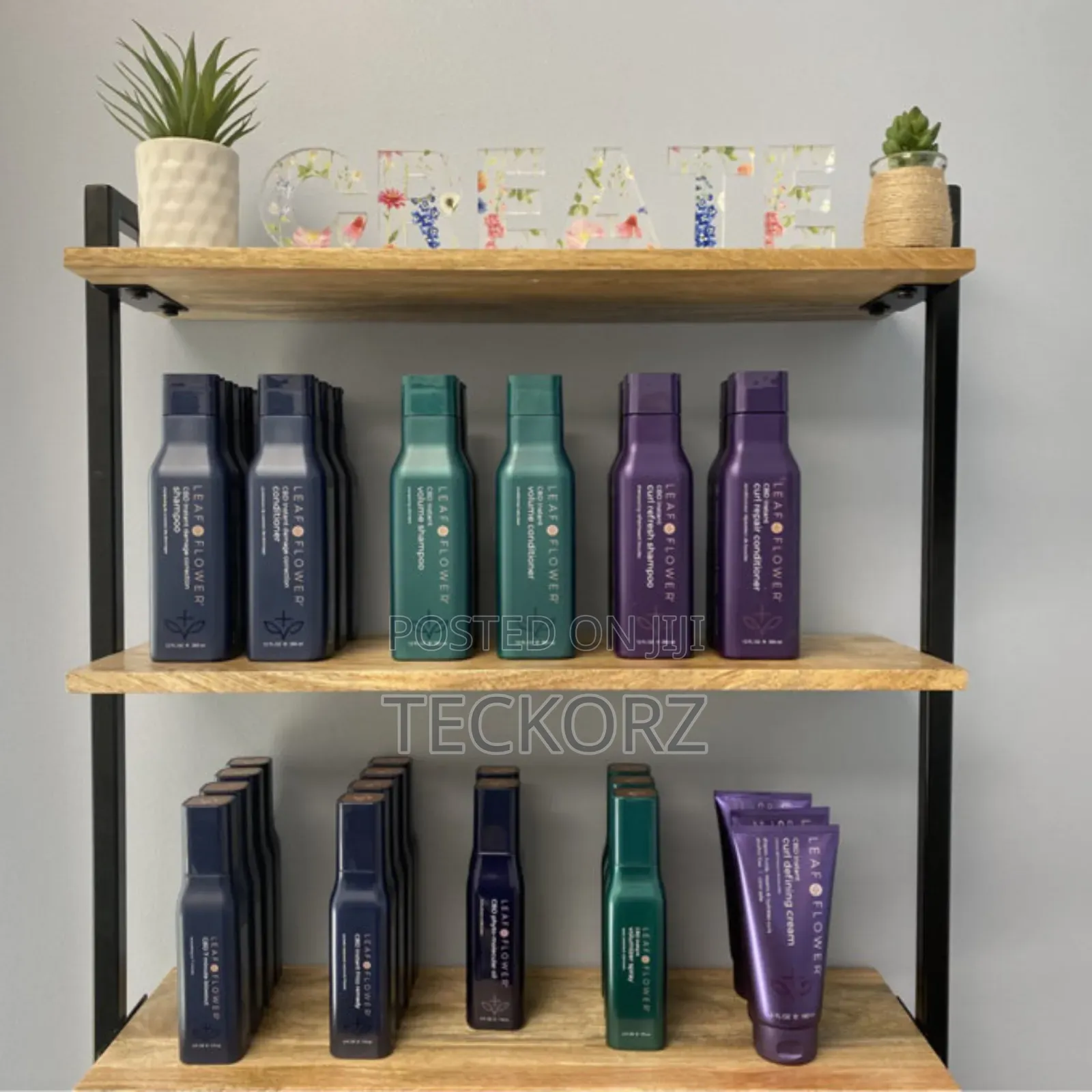 Wall Mounted Floating Metal Rack