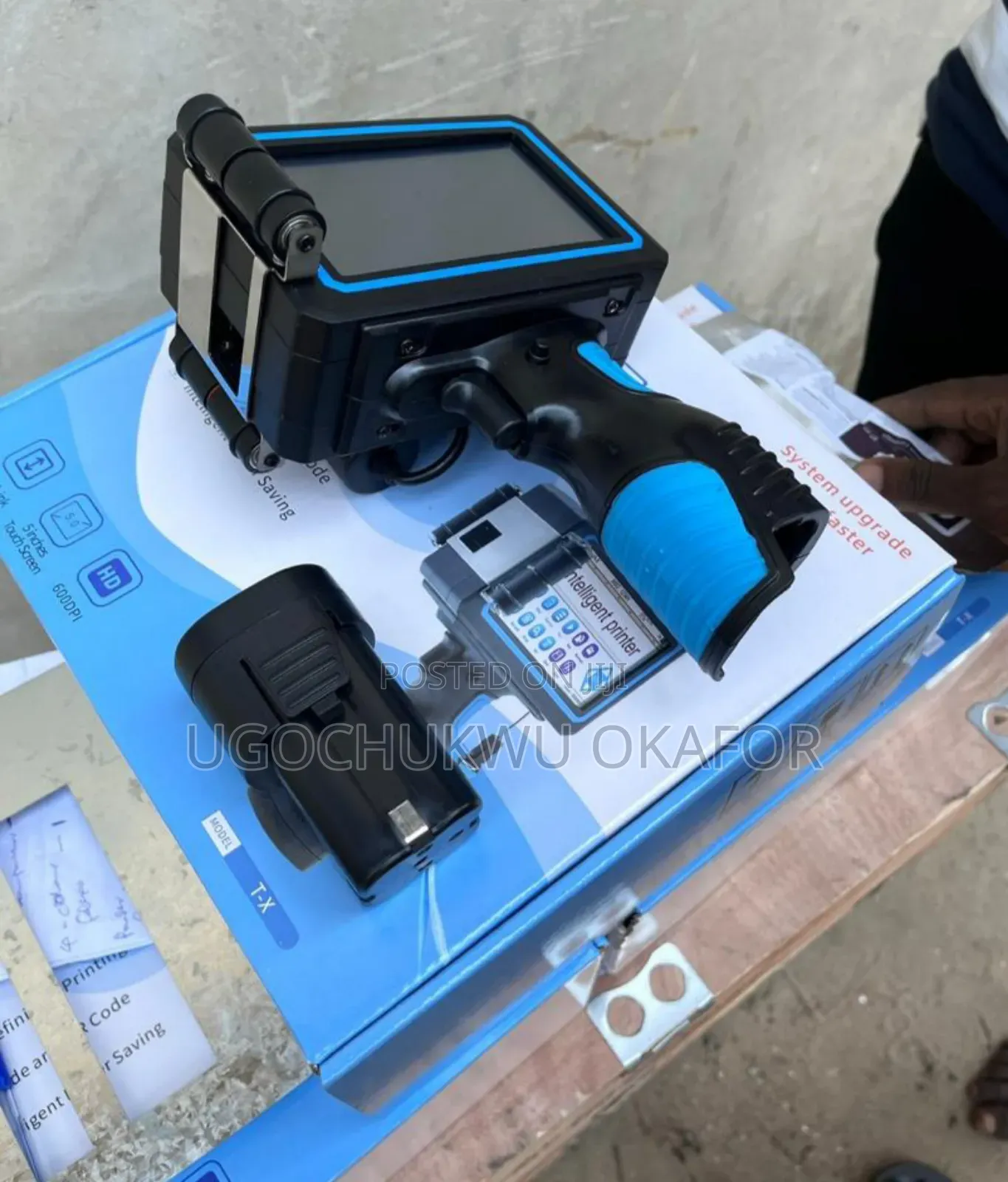 Hand Held Inkjet Coding Machine