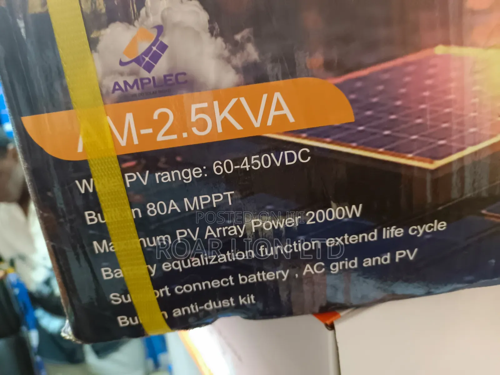 Amplec 2.5kva 12V Hybrid Inverter