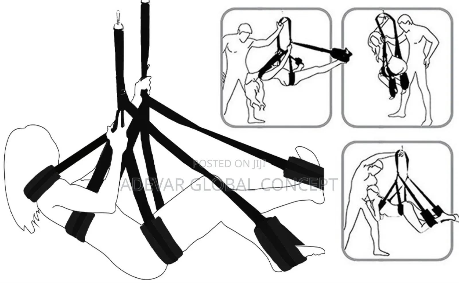 Soft Material Swing Furniture Fetish Bondage Adult Toys