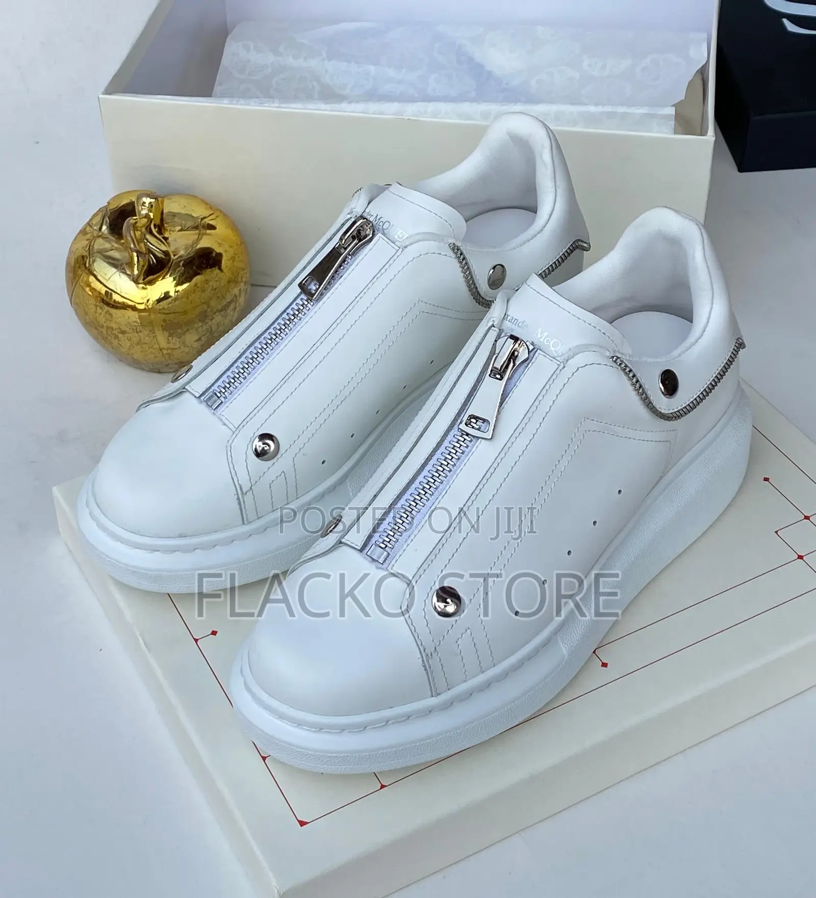 Original Alexander Mcqueen Zip Up Sneakers