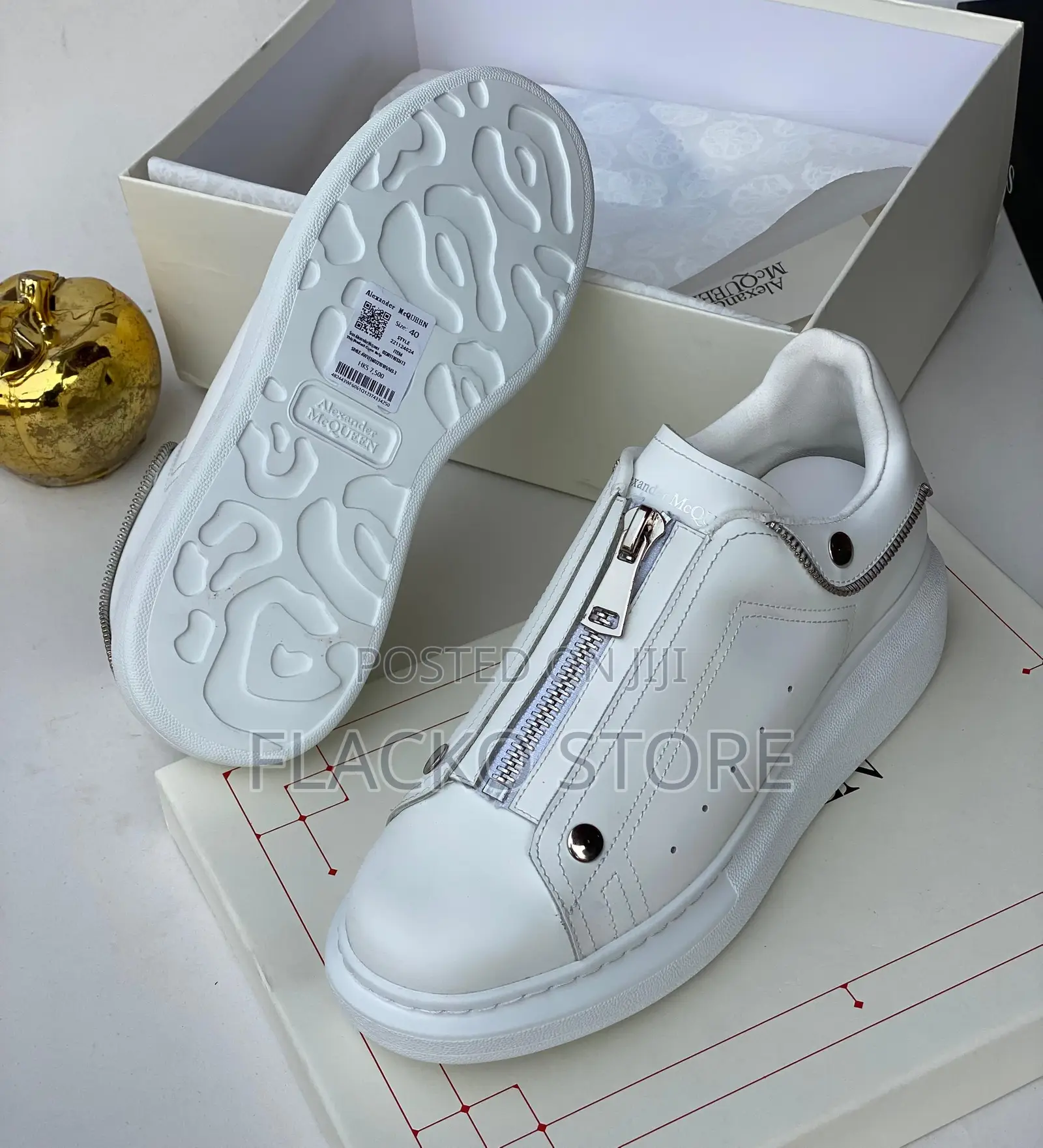 Original Alexander Mcqueen Zip Up Sneakers