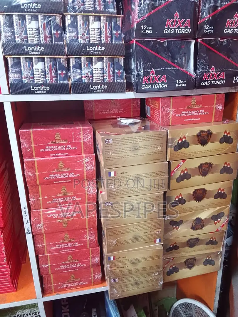 Hookah Charcoal Shisha Coal Quick Light 100 PCS Discs BOX