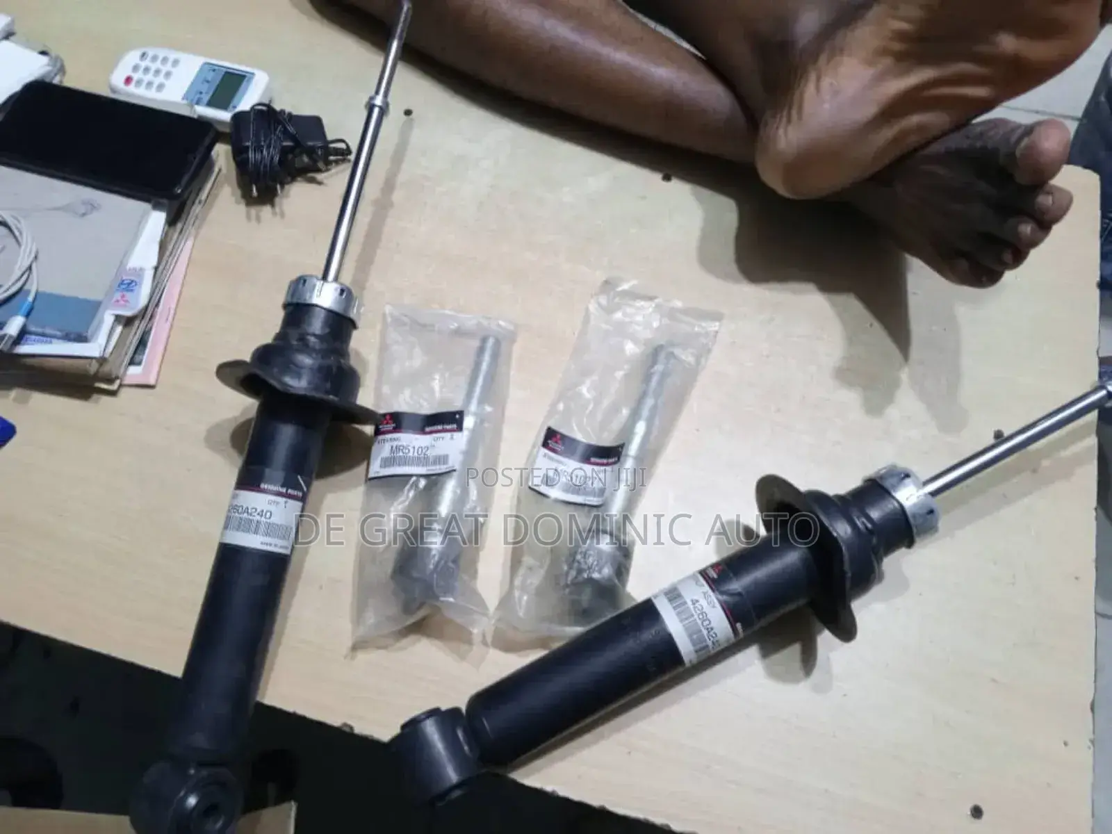 Complete Front and Back Shocks Pajero