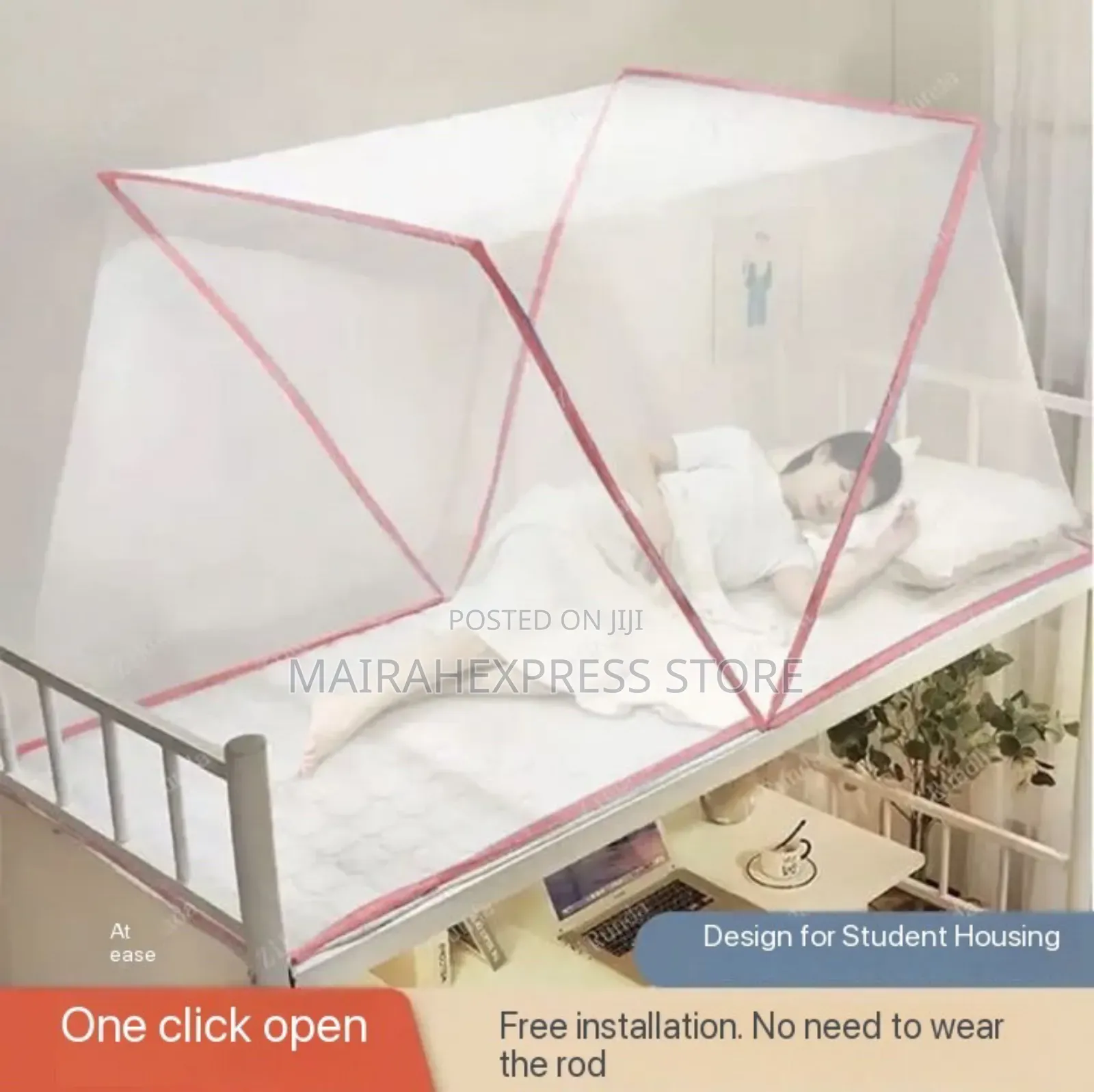 Bottomless Unscrewing Folding Portable Mosquito Net