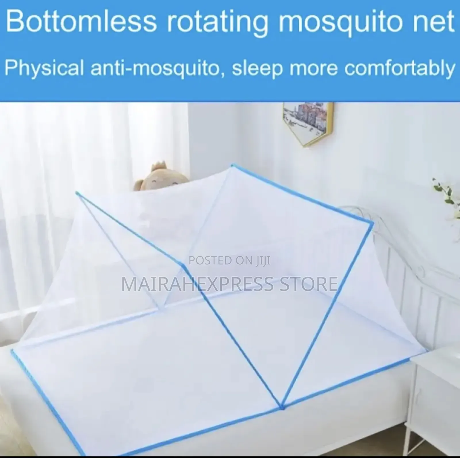 Bottomless Unscrewing Folding Portable Mosquito Net