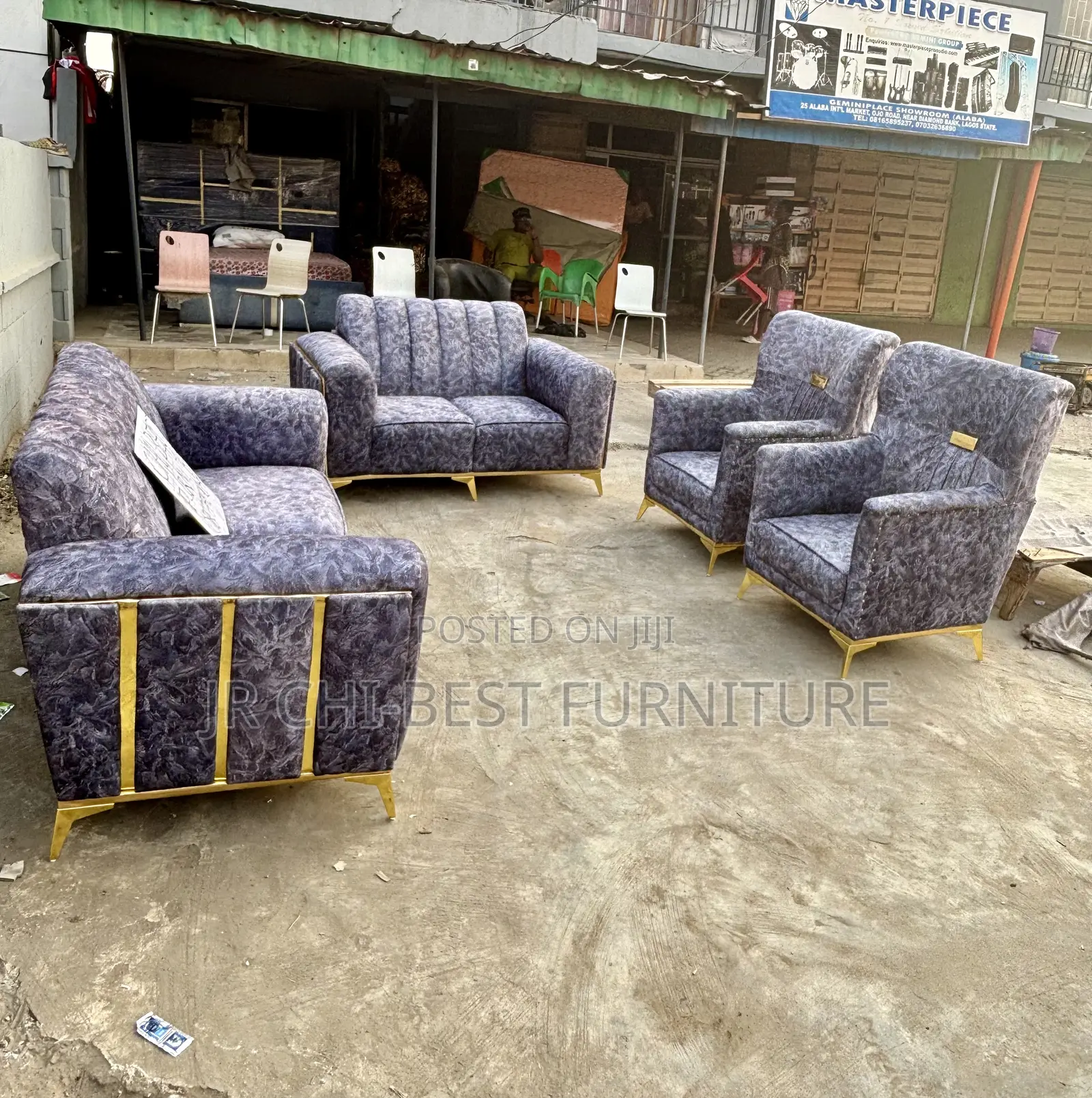 Unquestionable Quality Upholstery Fabric Sofa | Couch | Chairs Set