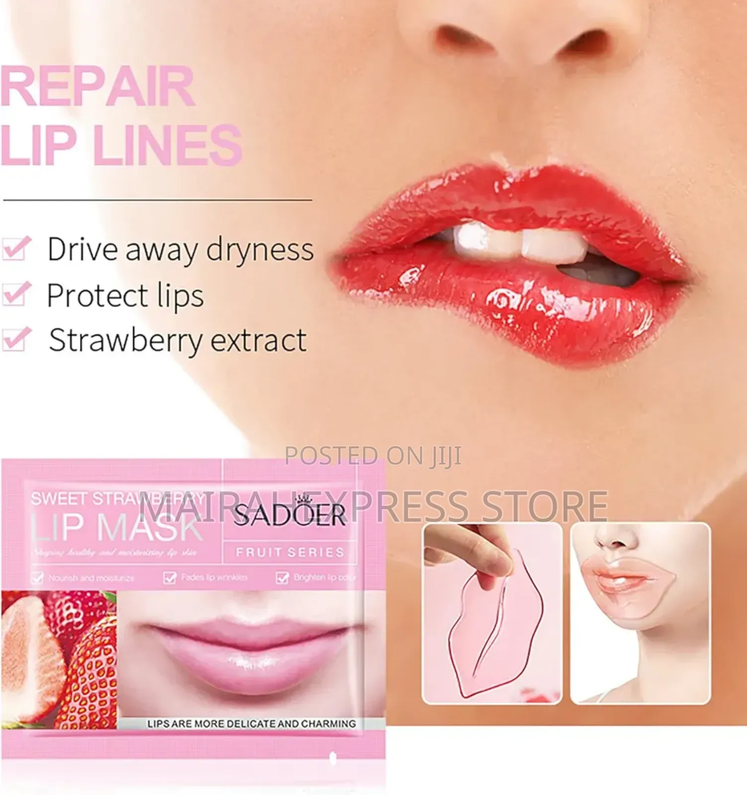 10pcs Collagen Fruit Lip Mask (Sk-hans Brand)
