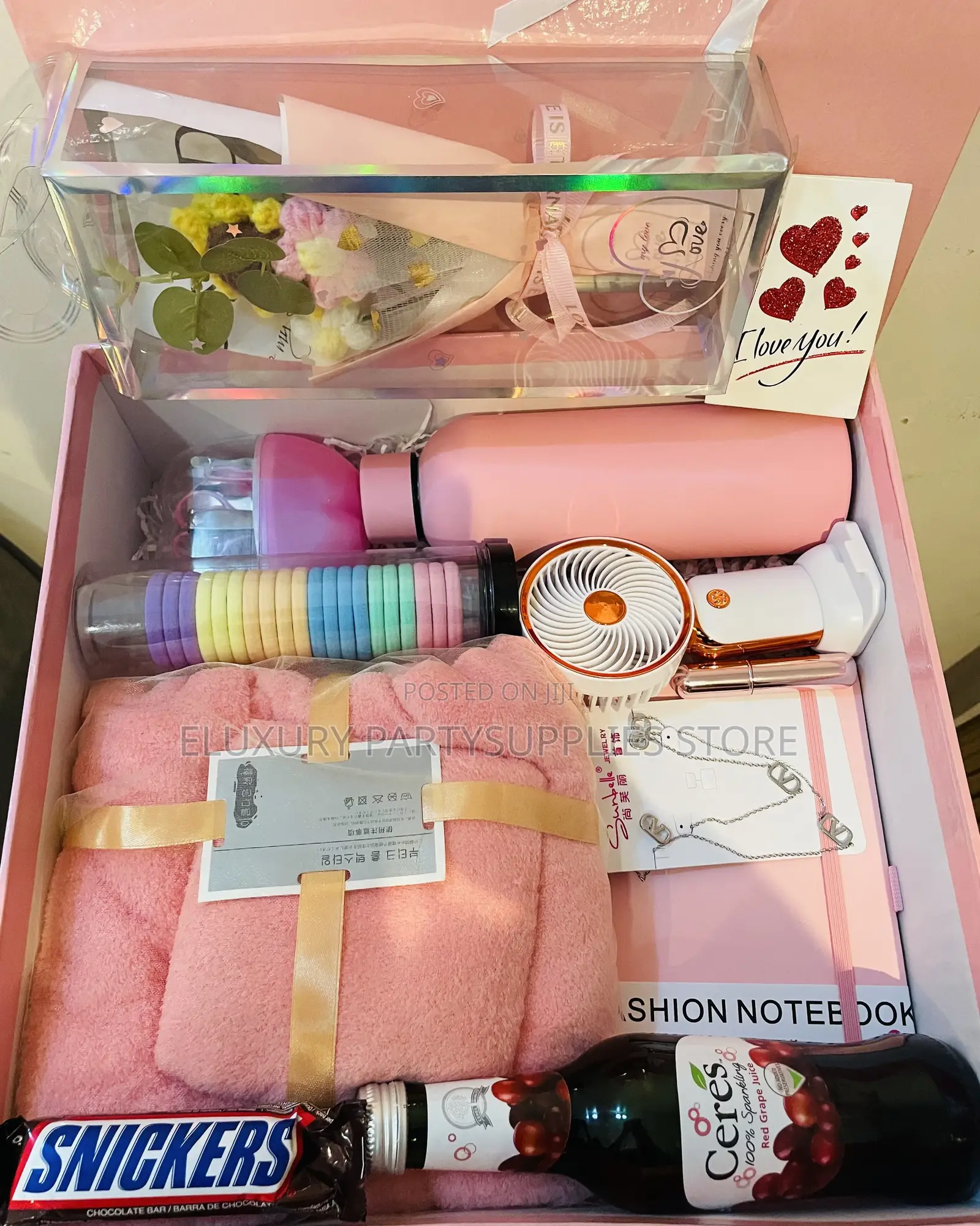Pink Rose Gift Set