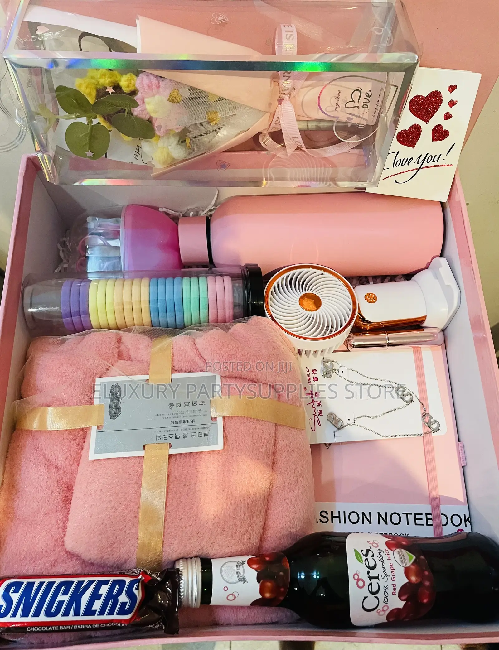 Pink Rose Gift Set