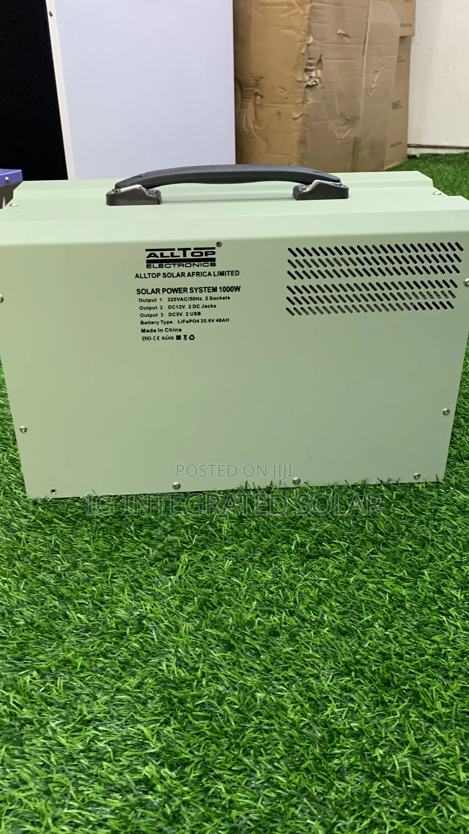 1000W Lifepo4 Lithium Battery Solar Generator