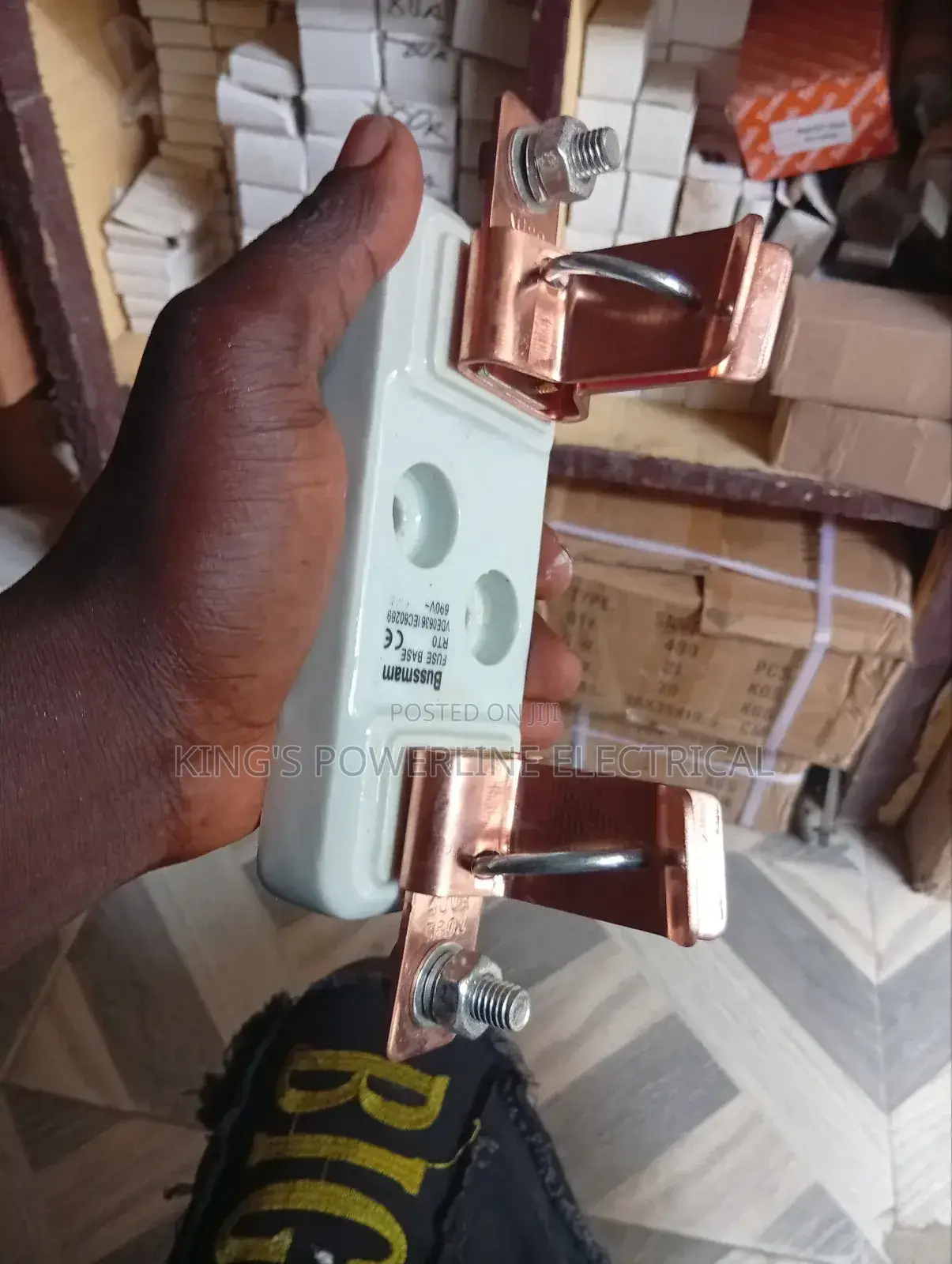 400 Amp Fuse and Base Pure Copper
