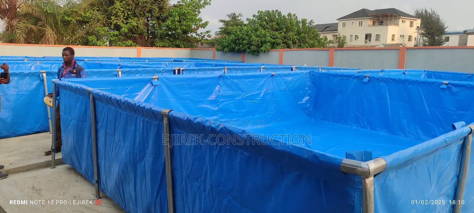 Tarpaulin Mobile Fish Pond (Collapsible Model)