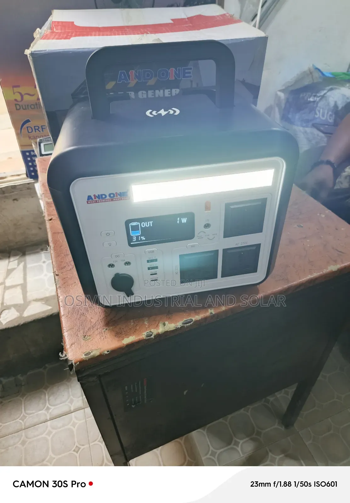 And One 1200w Solar Generator With 200w Solar Panel