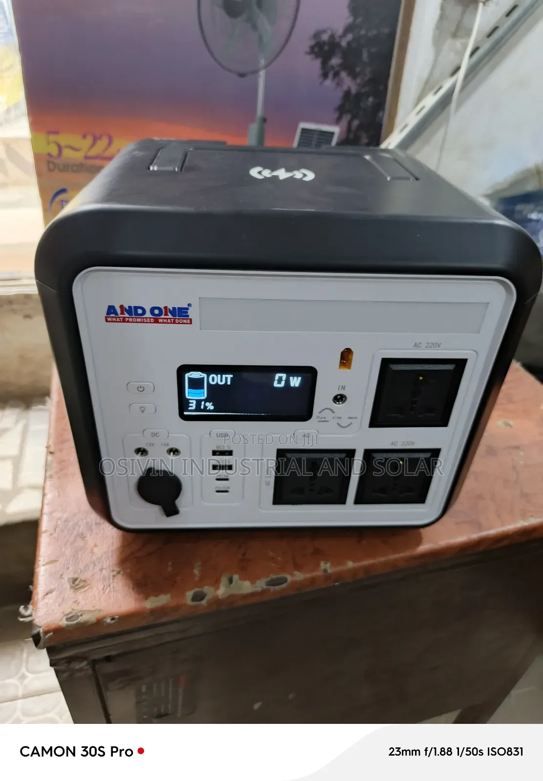 And One 1200w Solar Generator With 200w Solar Panel