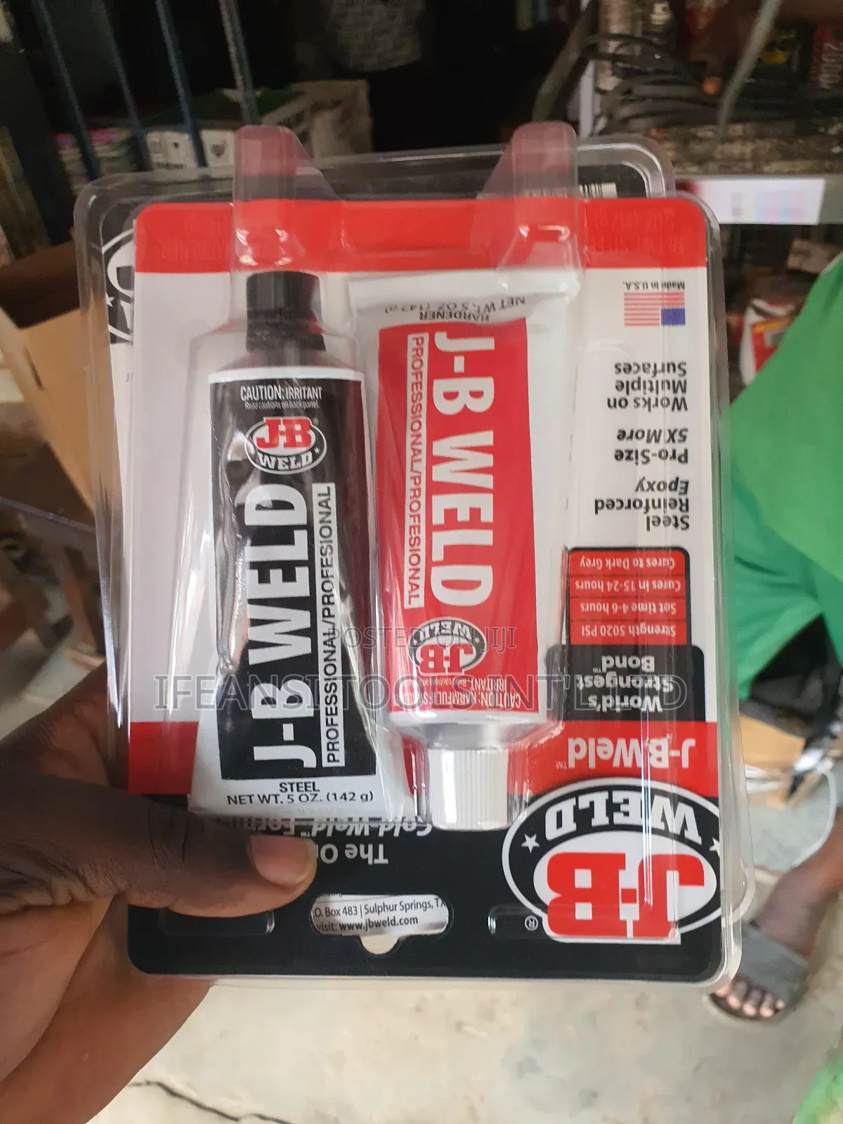 JB WELD COLD Iron Weld Big Adhesive Gum