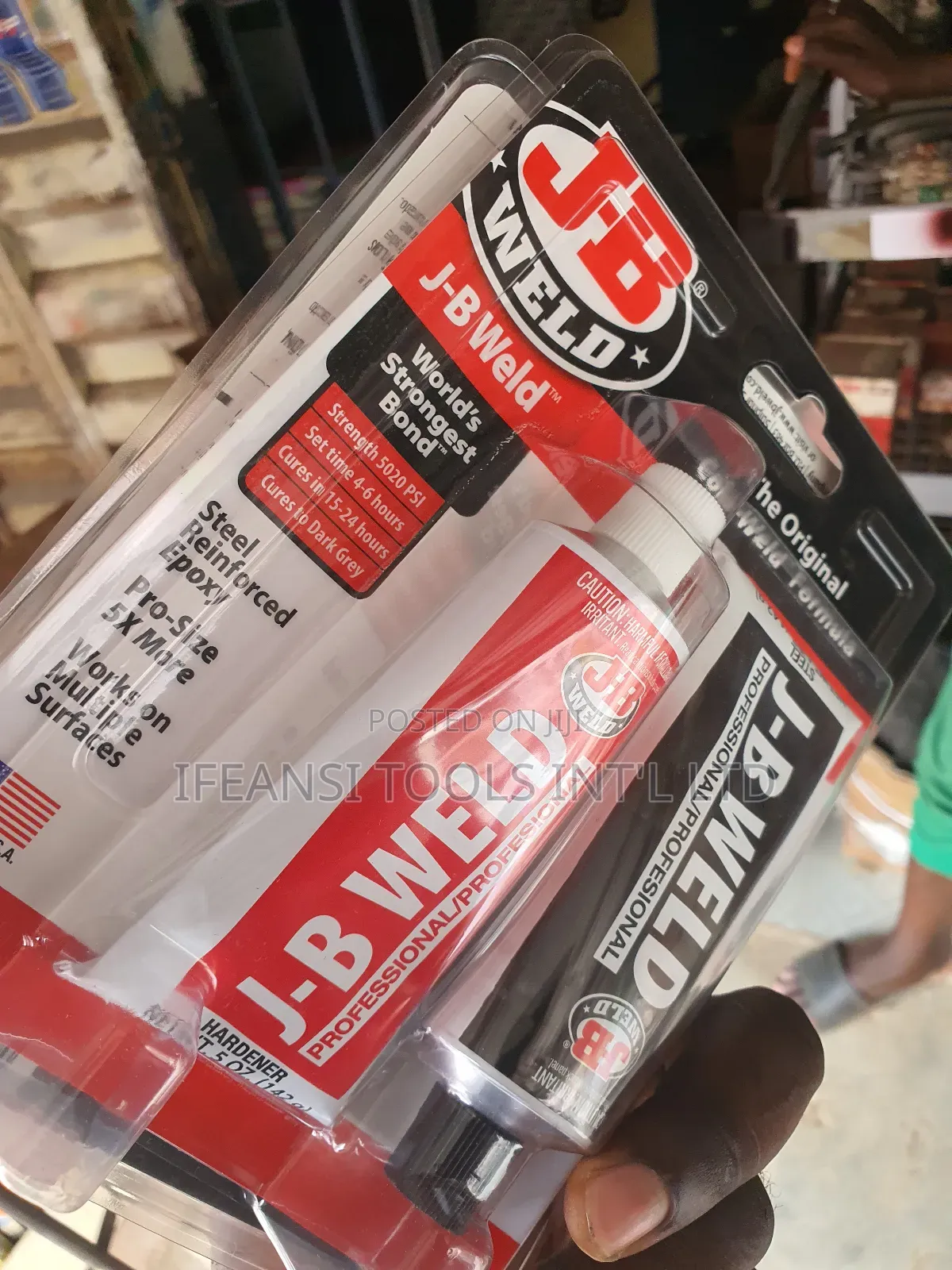 JB WELD COLD Iron Weld Big Adhesive Gum