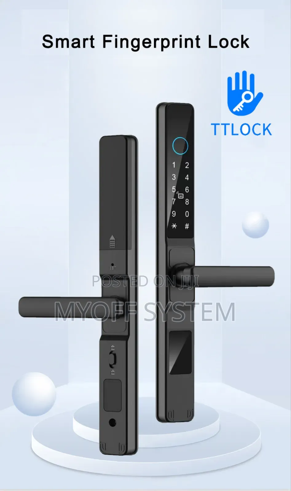 Slim Smart Door Lock for Aluminium Doors