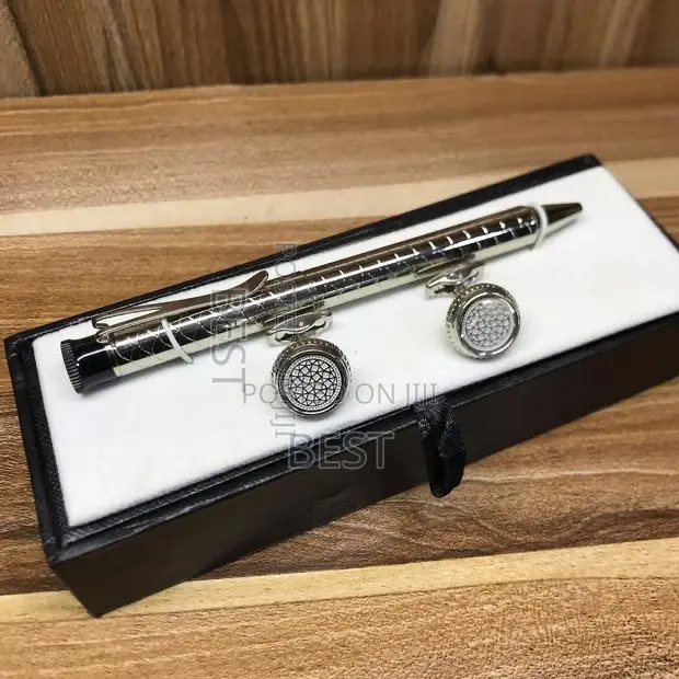 Top Original Quality Cufflinks With Pen Just Arrived