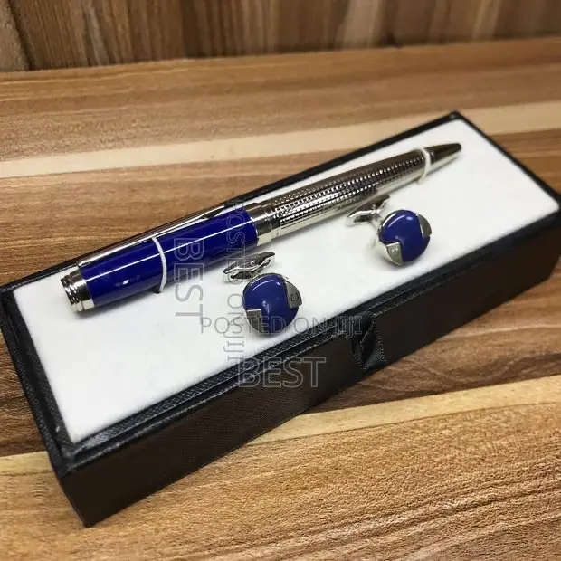 Top Original Quality Cufflinks With Pen Just Arrived