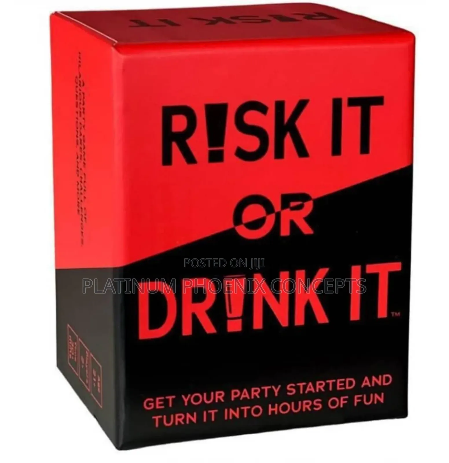 Risk It or Drink It Game Card