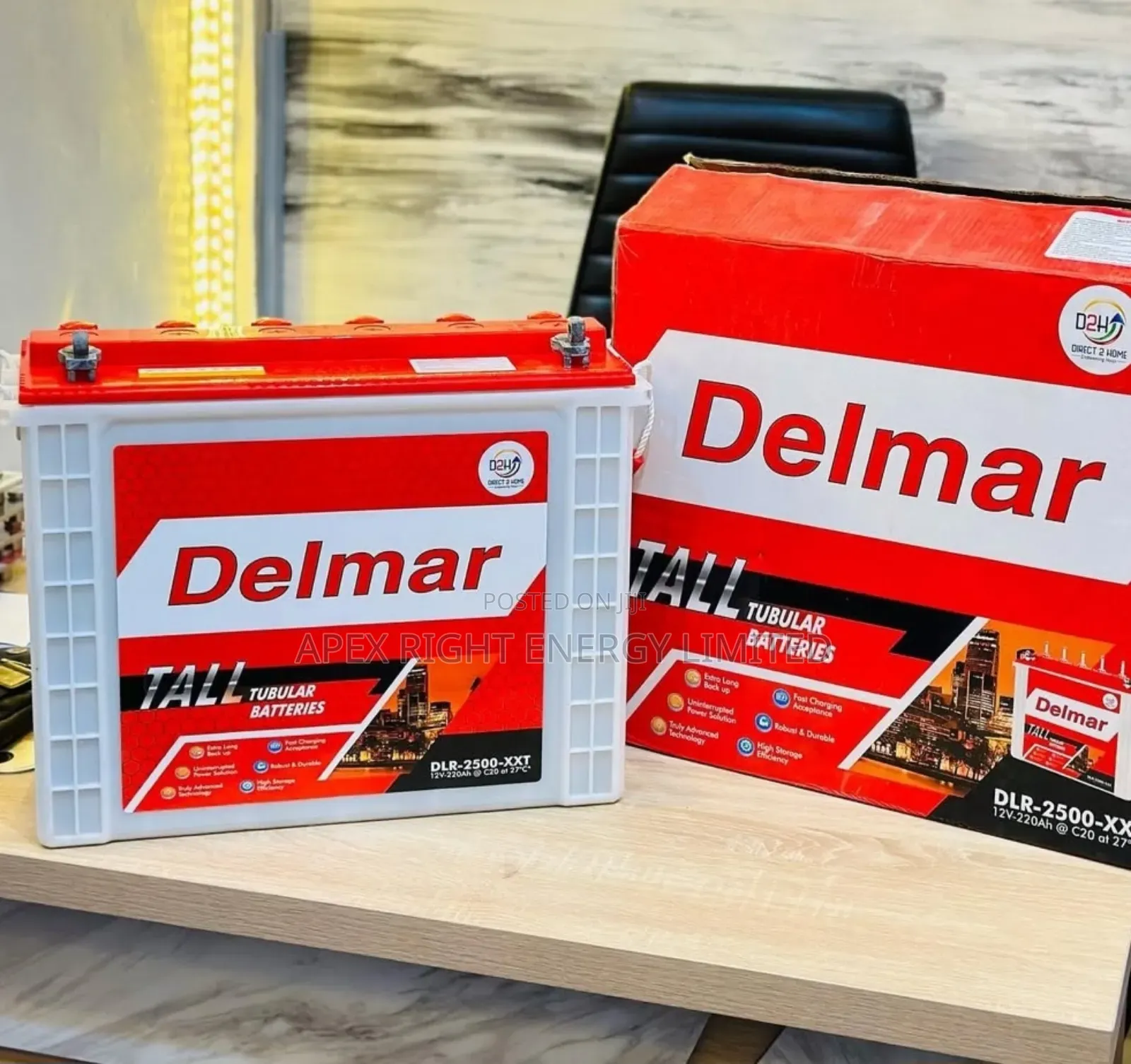 220ah Delmar Tubular Battery 12v