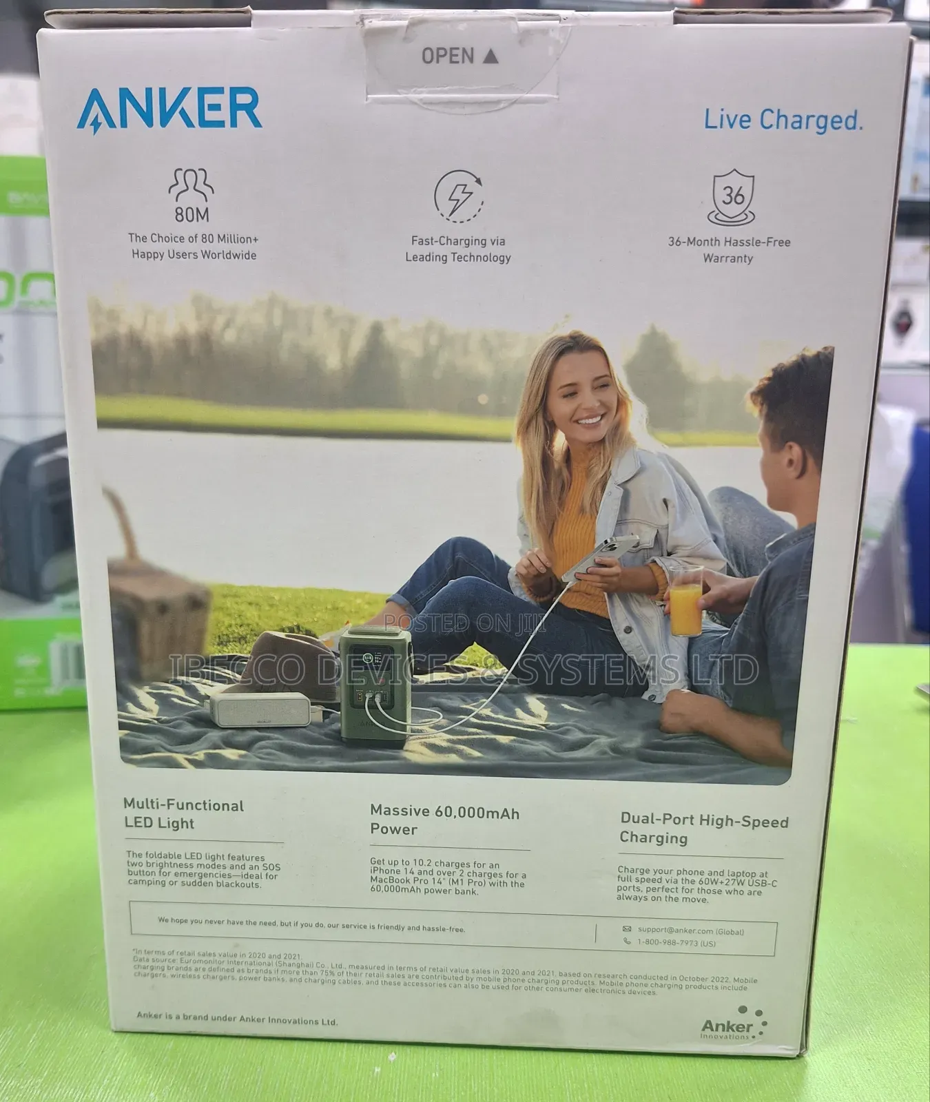 Anker 548 60000mah 87w Laptop Power Bank