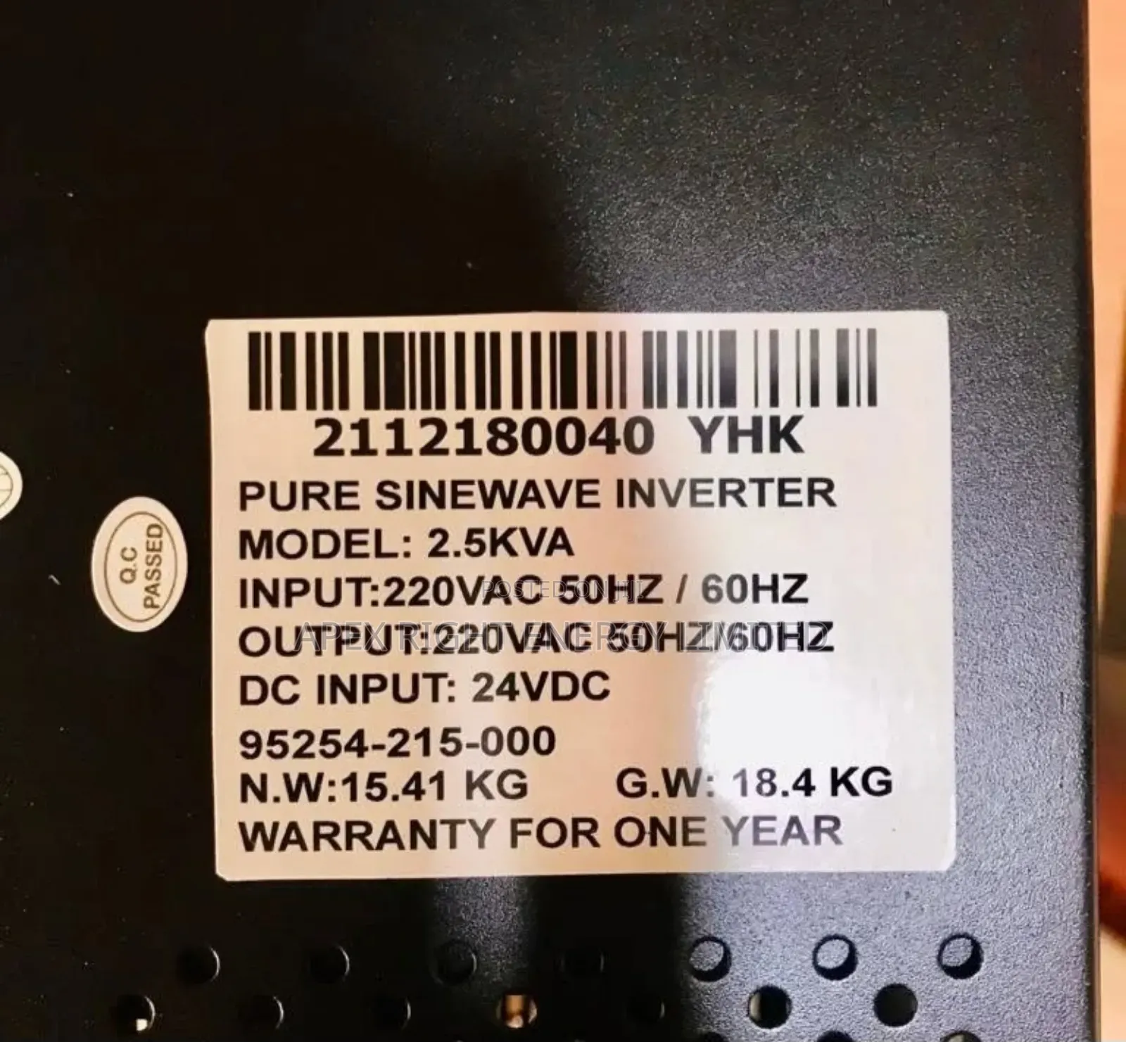 2.5kva Yohako Inverter Puresine-wave