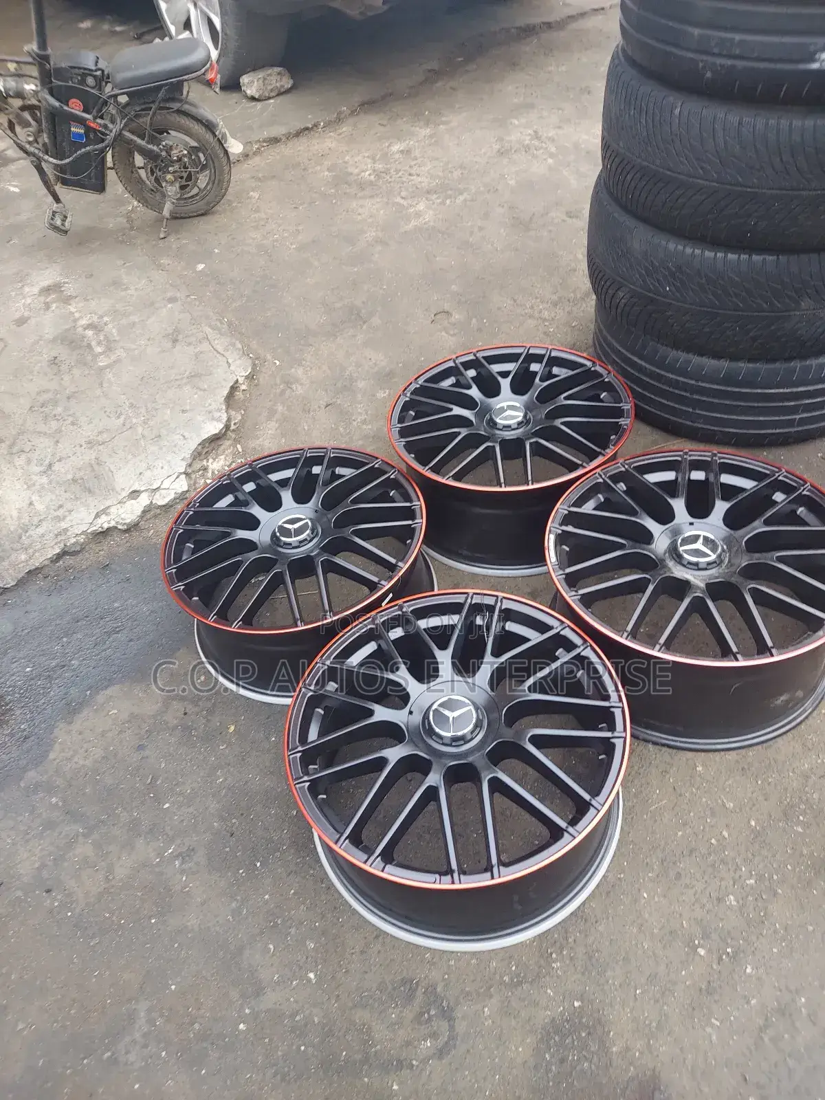 Brand New Rims and Tyre for Mercedes Benz 2016 to 2022