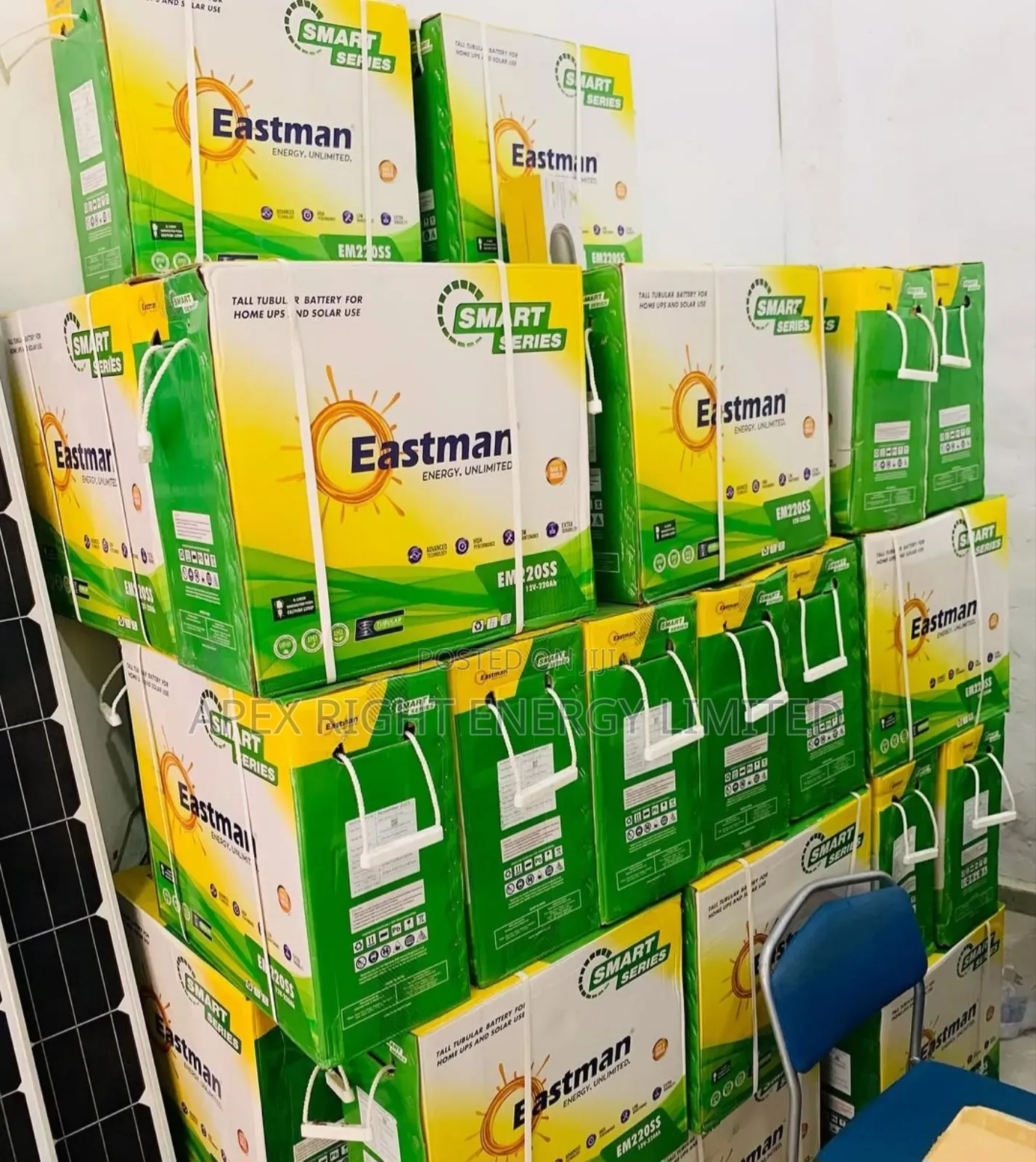 220ah Eastman Tall Tubular Battery 12volts