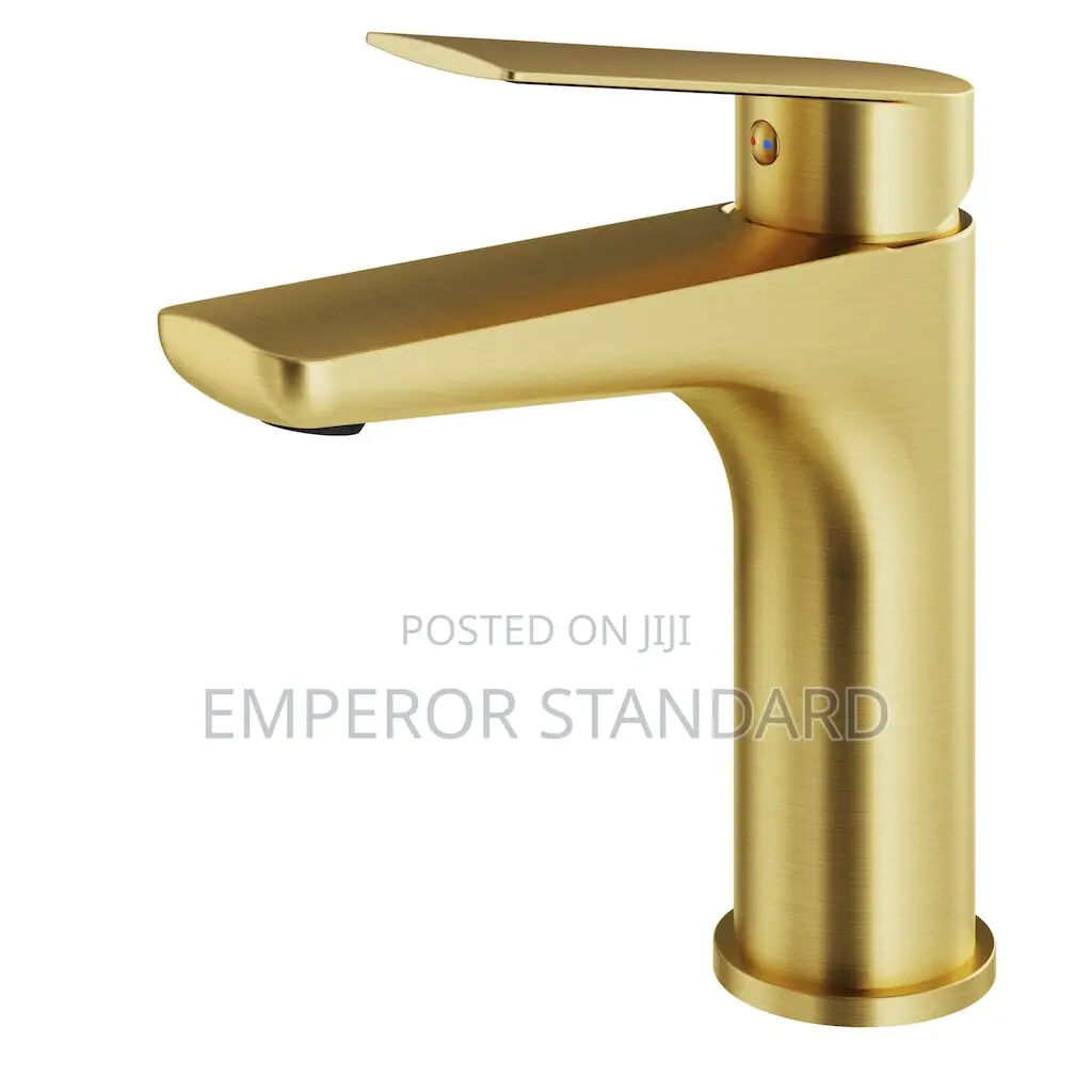 Luxury Wash Hand Gold High Basin Sink Mixer Tap