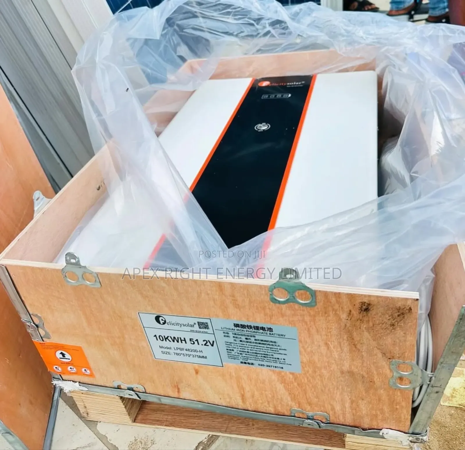10kwh-51.2v Felicity Lithium Battery Ion Phosphate