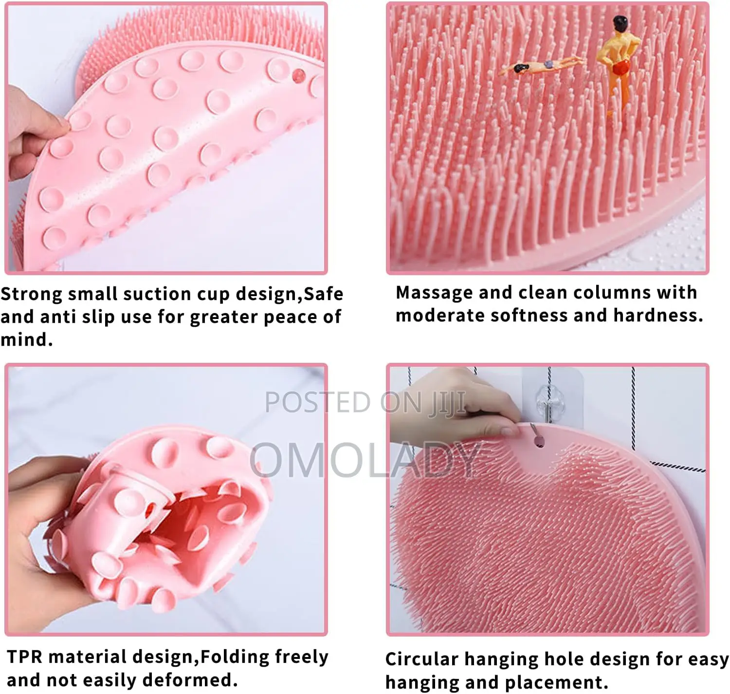 Shower Foot Brush, Massage Cushion For Feet, Back Cleaner