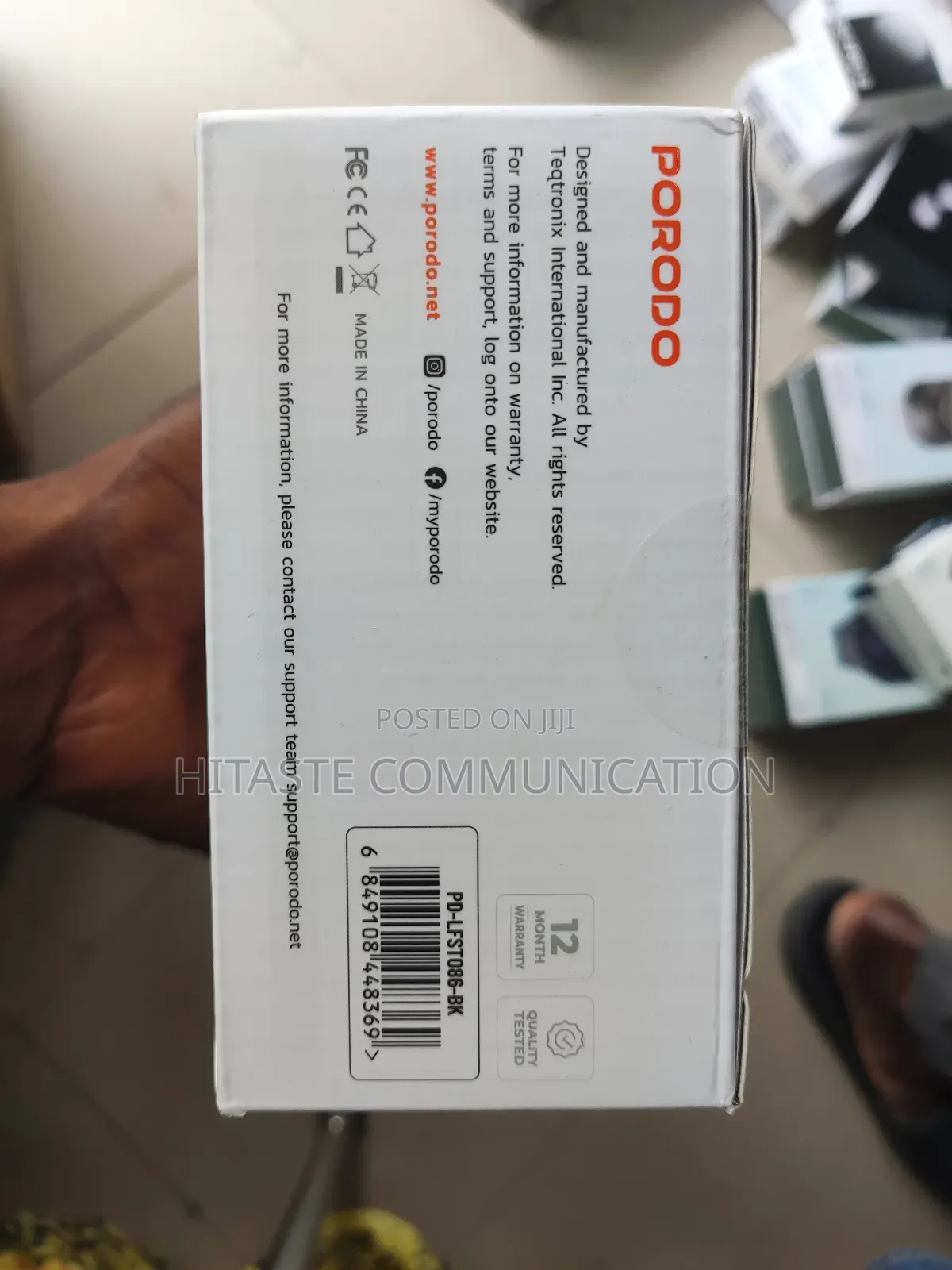Porodo Mirror Camera Full Hd Recording Collision Detection