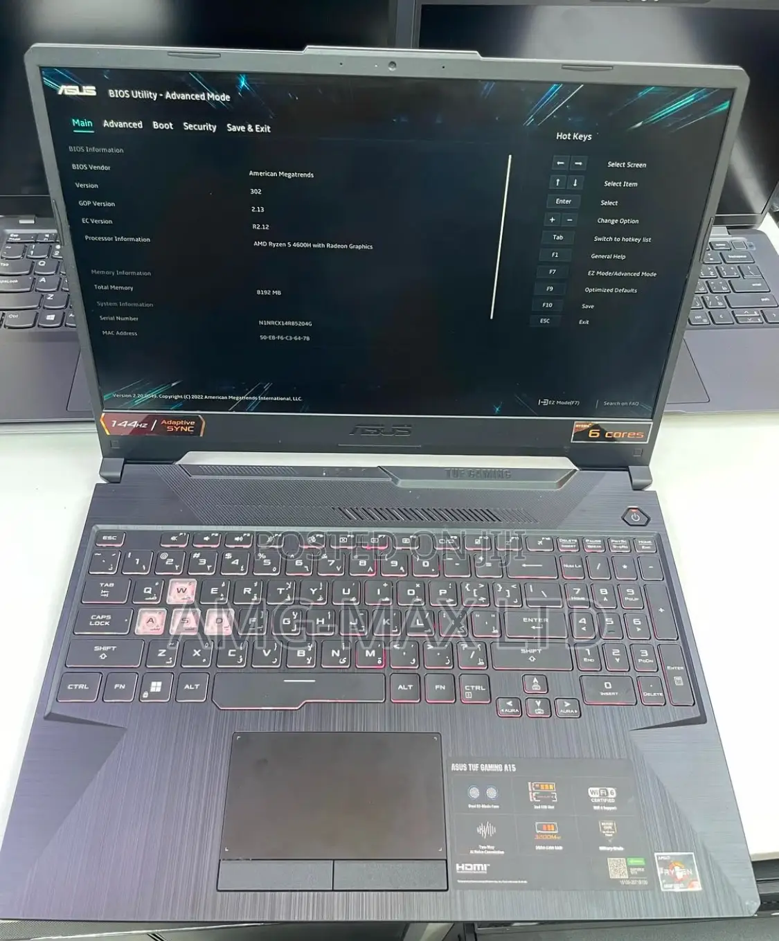 Laptop Asus TUF Gaming A15 24GB AMD Ryzen 7 SSD 512GB