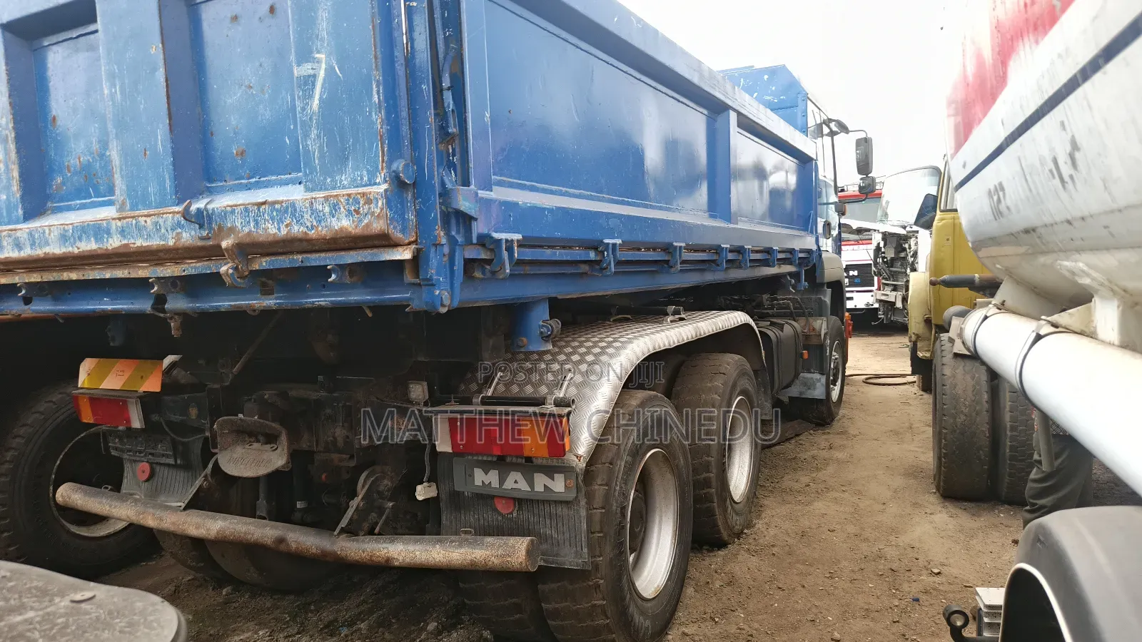 Clean Man Diesel Tipper 10 Tires With Auxiliary