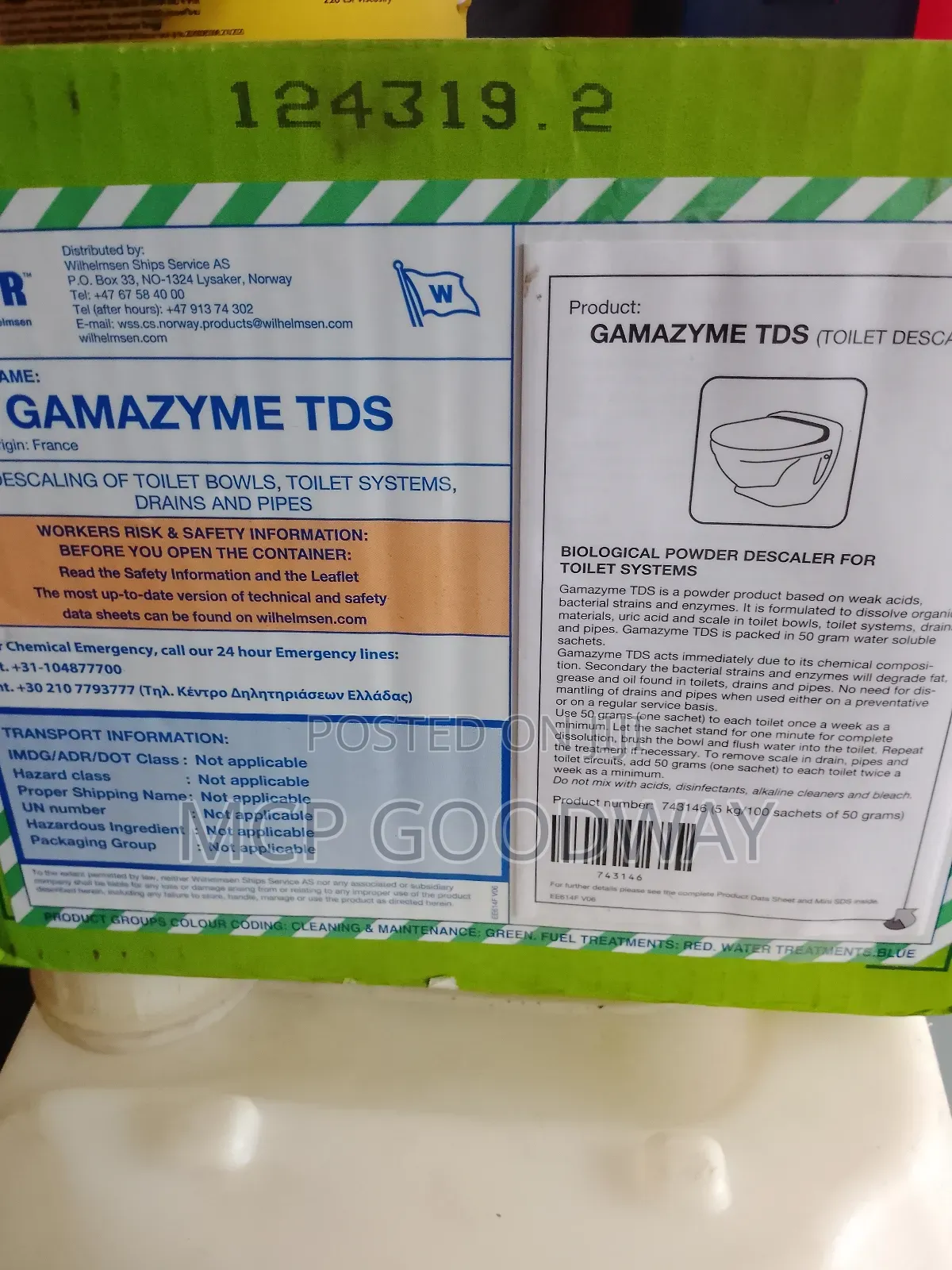 Gamezyme TDS Drain and Pipe Cleaner