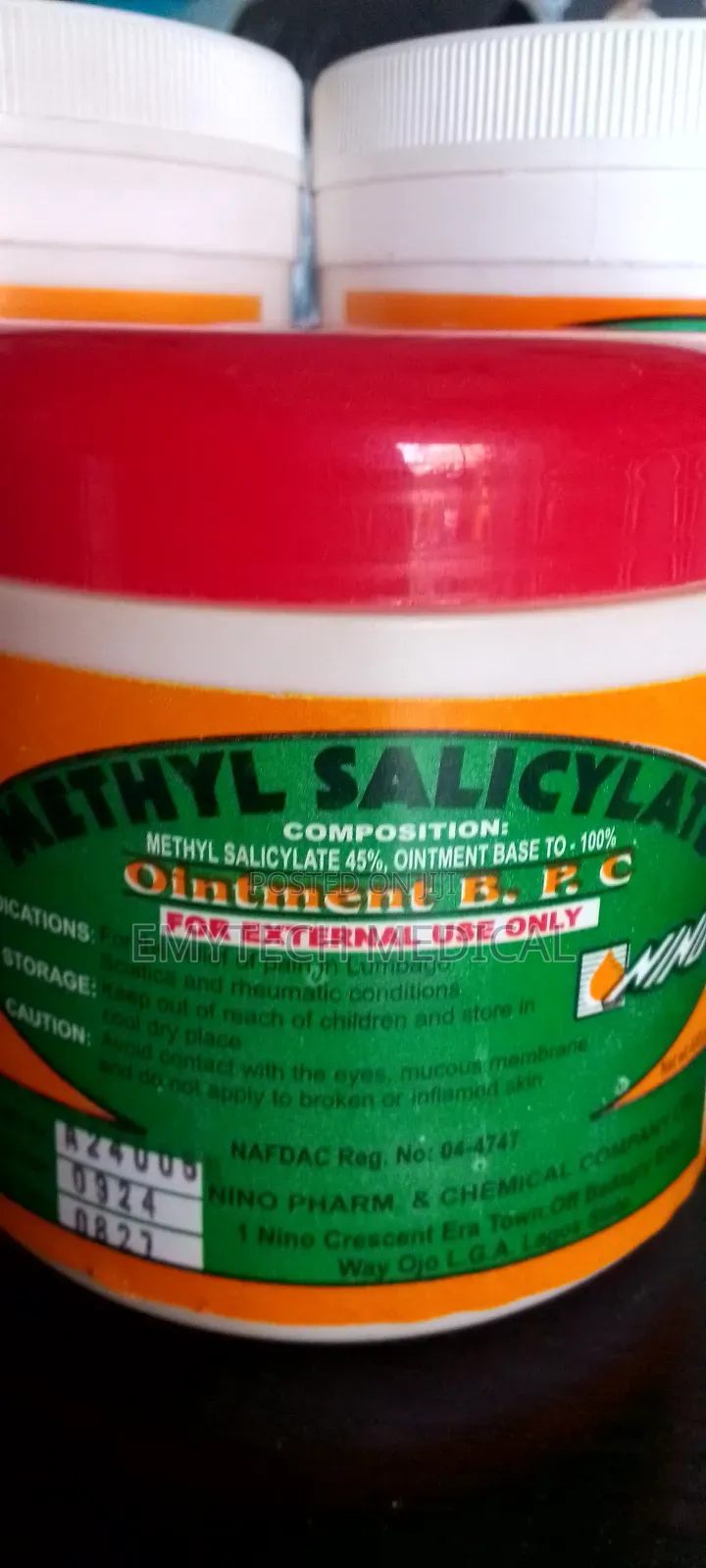 Methyl Salicylate Physiotherapy Ointment