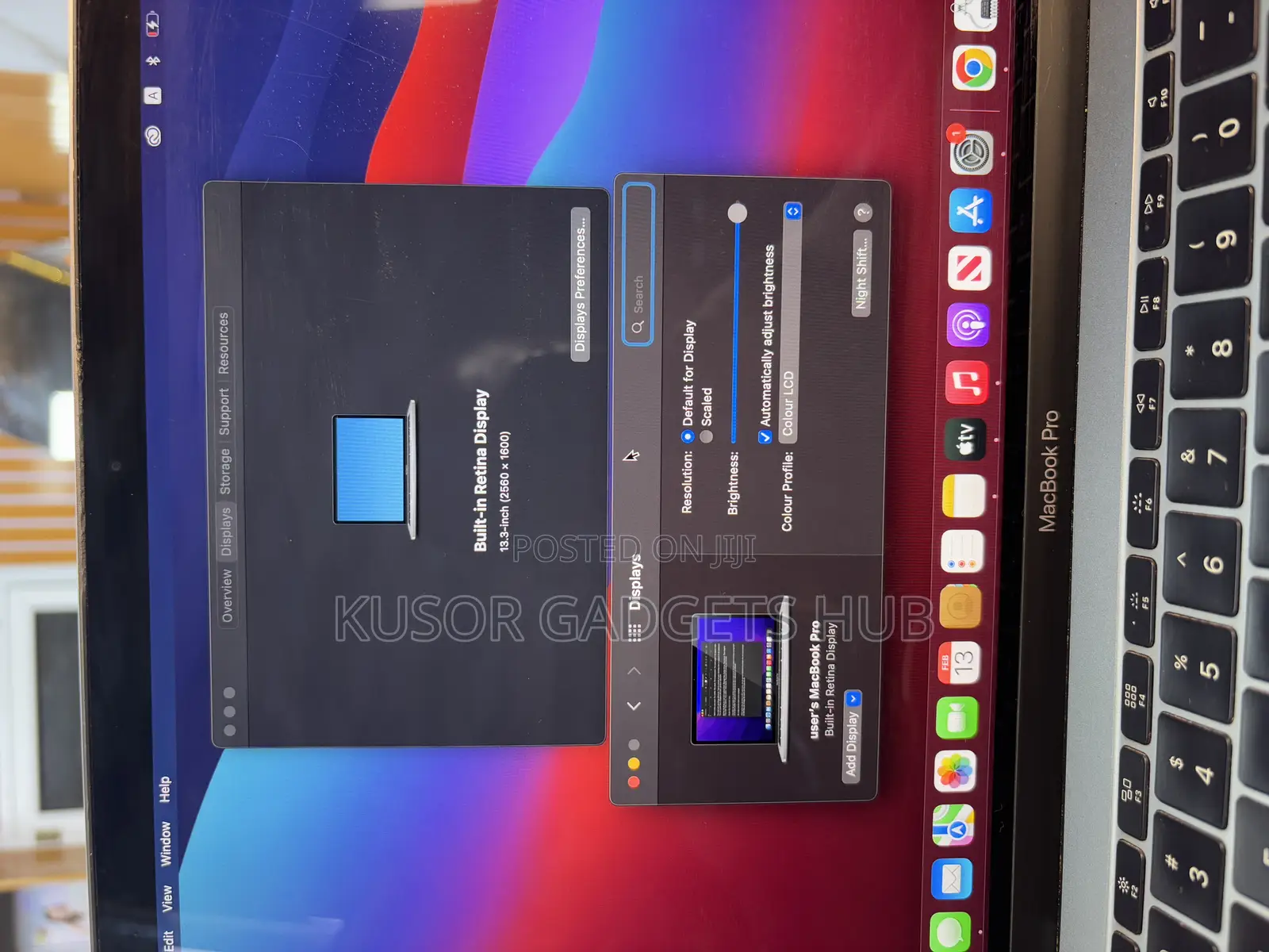 Laptop Apple MacBook Pro 2017 8GB Intel Core I5 HDD+SSD 512GB