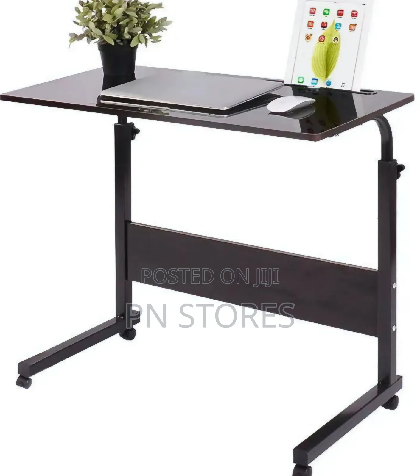 Adjustable Large Mobile Computer And Latop Table Desk