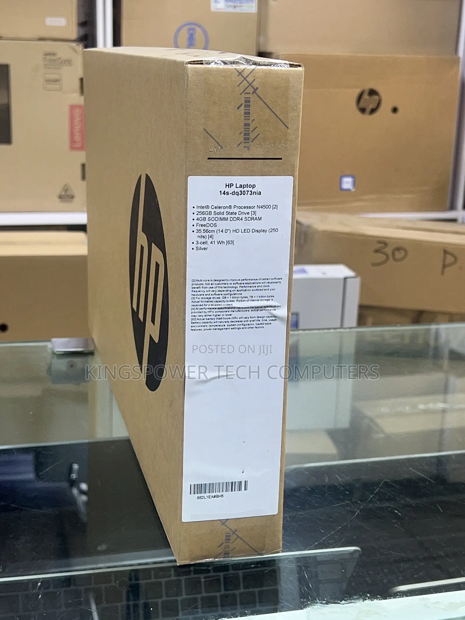 New Laptop HP 14S 4GB Intel Celeron SSD 256GB